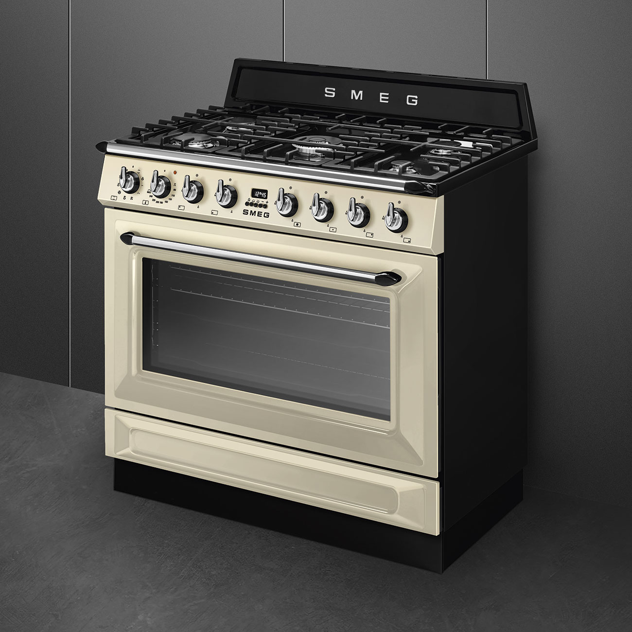 SMEG fornuis met gaskookplaat - 90cm - TR90GMP