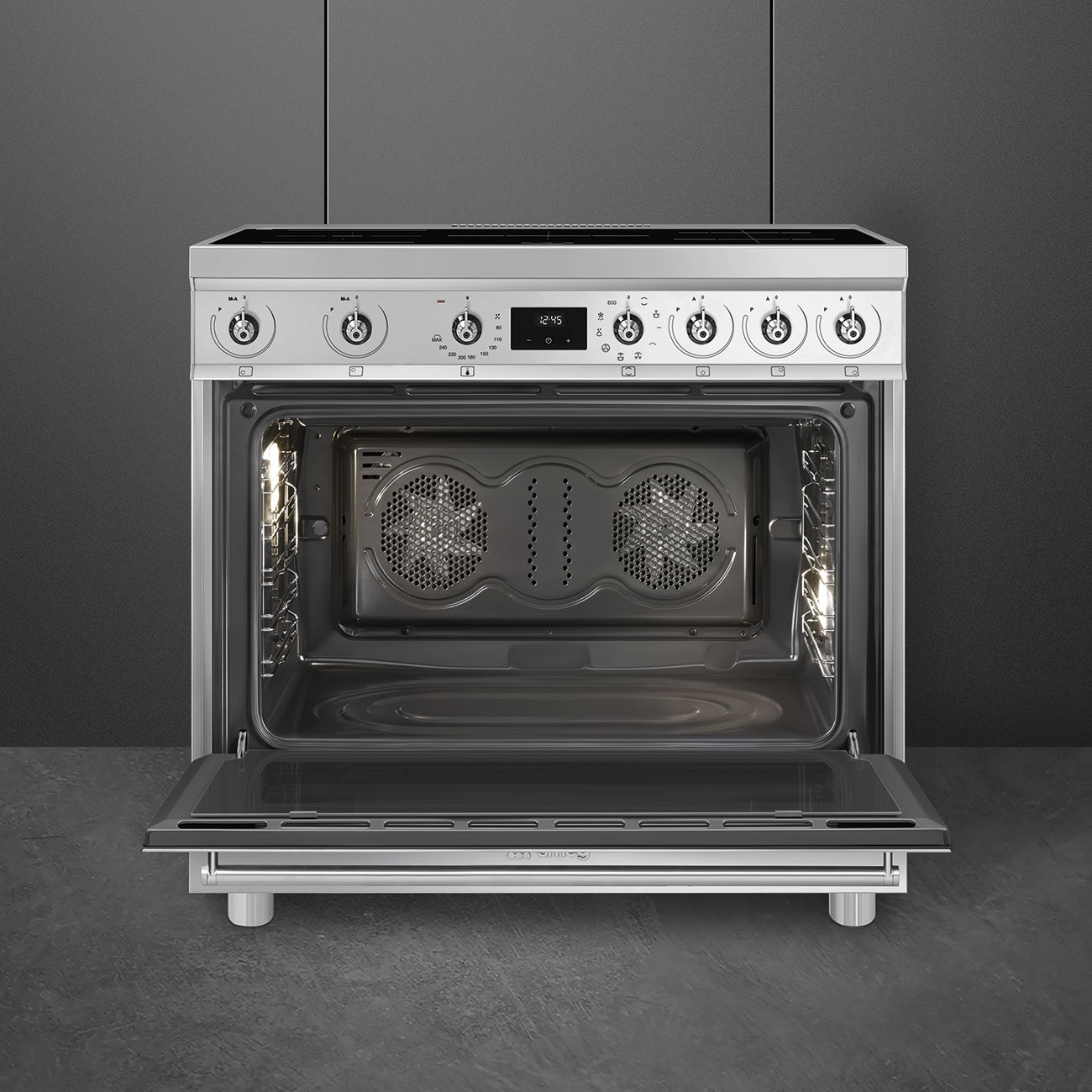 SMEG fornuis met inductie kookplaat - 90cm - C9IMX2