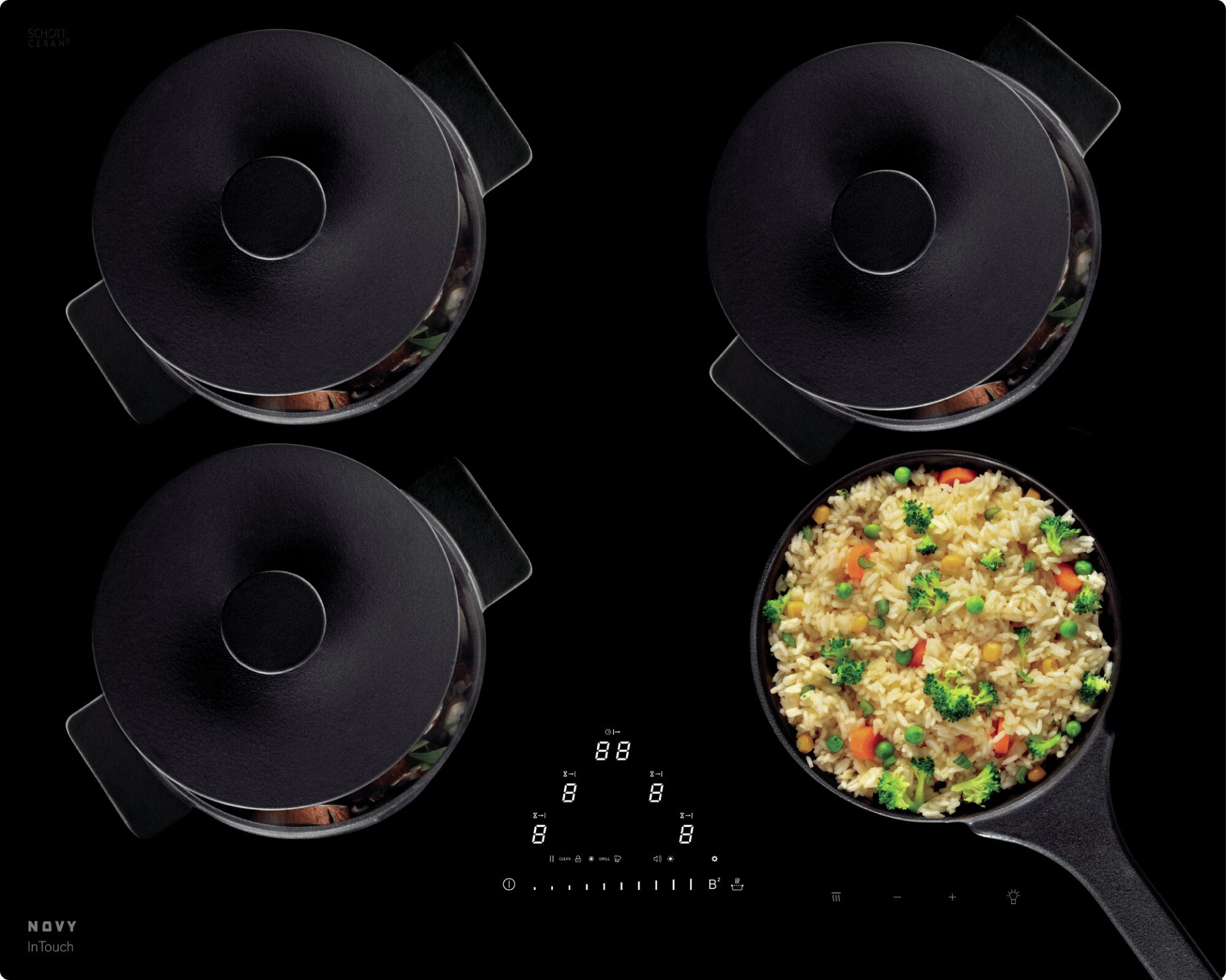 NOVY inductiekookplaat - 65cm    - 1773