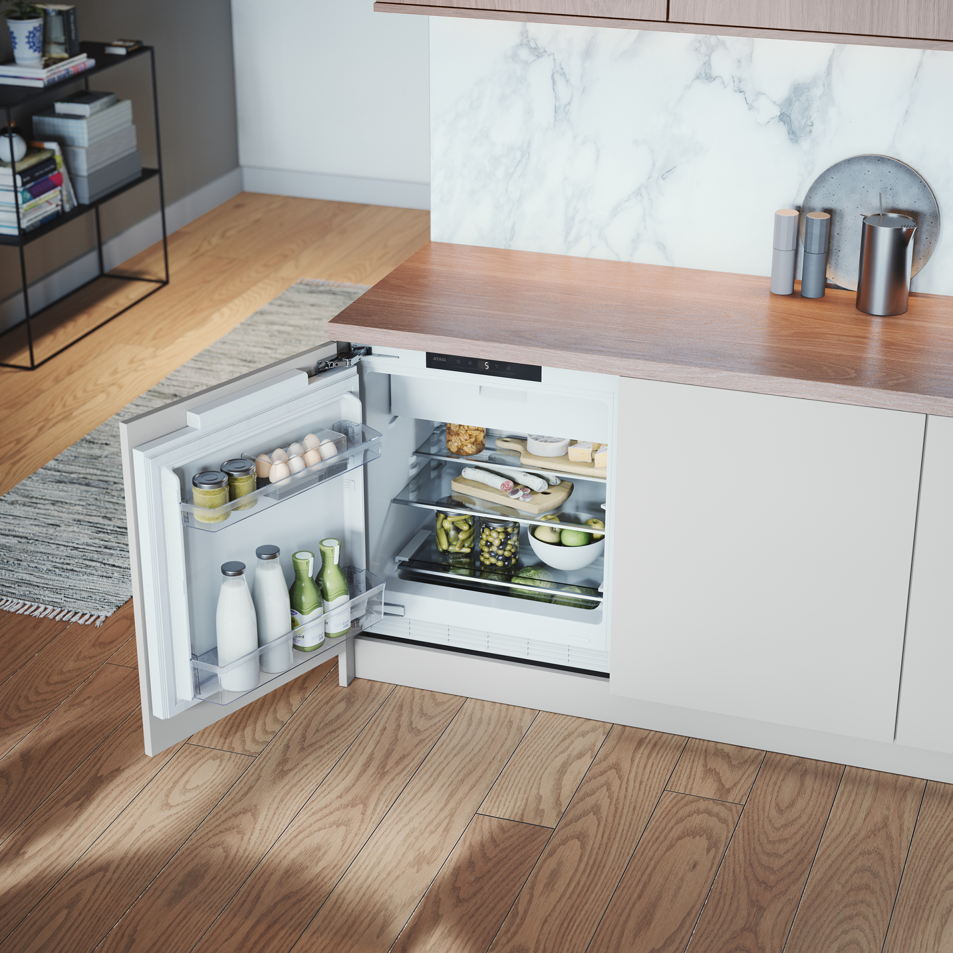 ATAG onderbouw koelkast met vriesvak - KU2590B