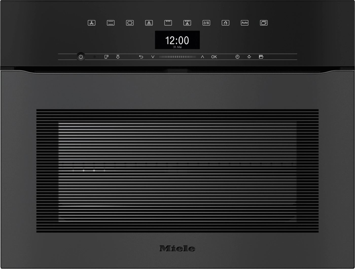 MIELE ARTLINE multifunctionele oven met stoomtoevoeging - 45cm - H7440BPX125GALAEDITIONOBSW/MATT