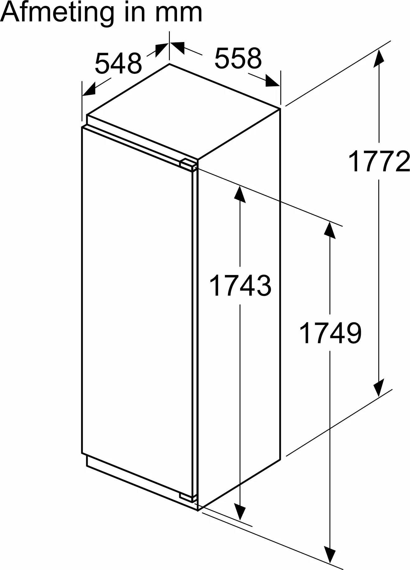 SIEMENS IQ500 koelkast met vriesvak - 177cm - KI82LSDD0