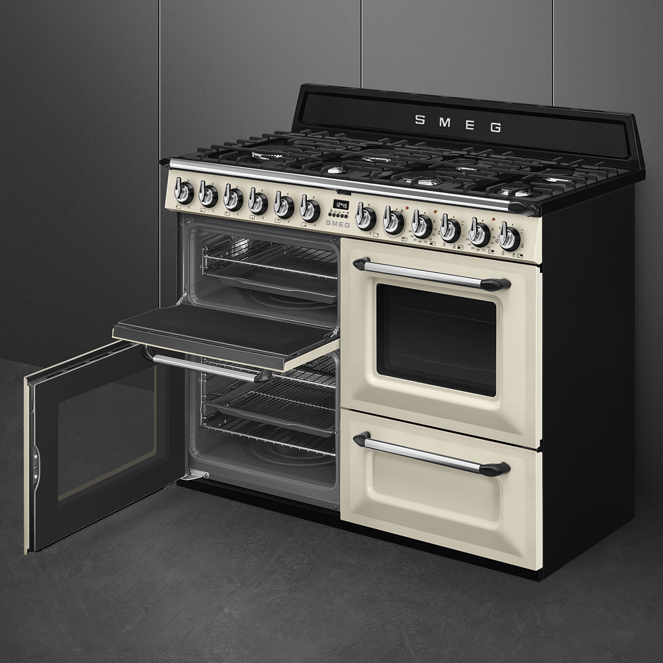 SMEG fornuis met gaskookplaat - 110cm - TR4110P1