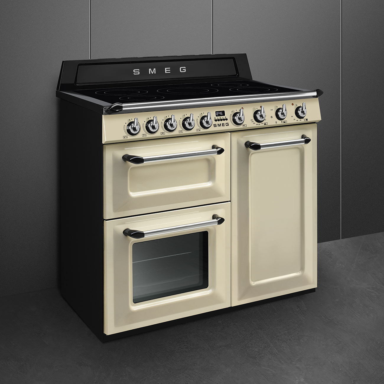 SMEG fornuis met inductie kookplaat - 100cm - TR103IP2