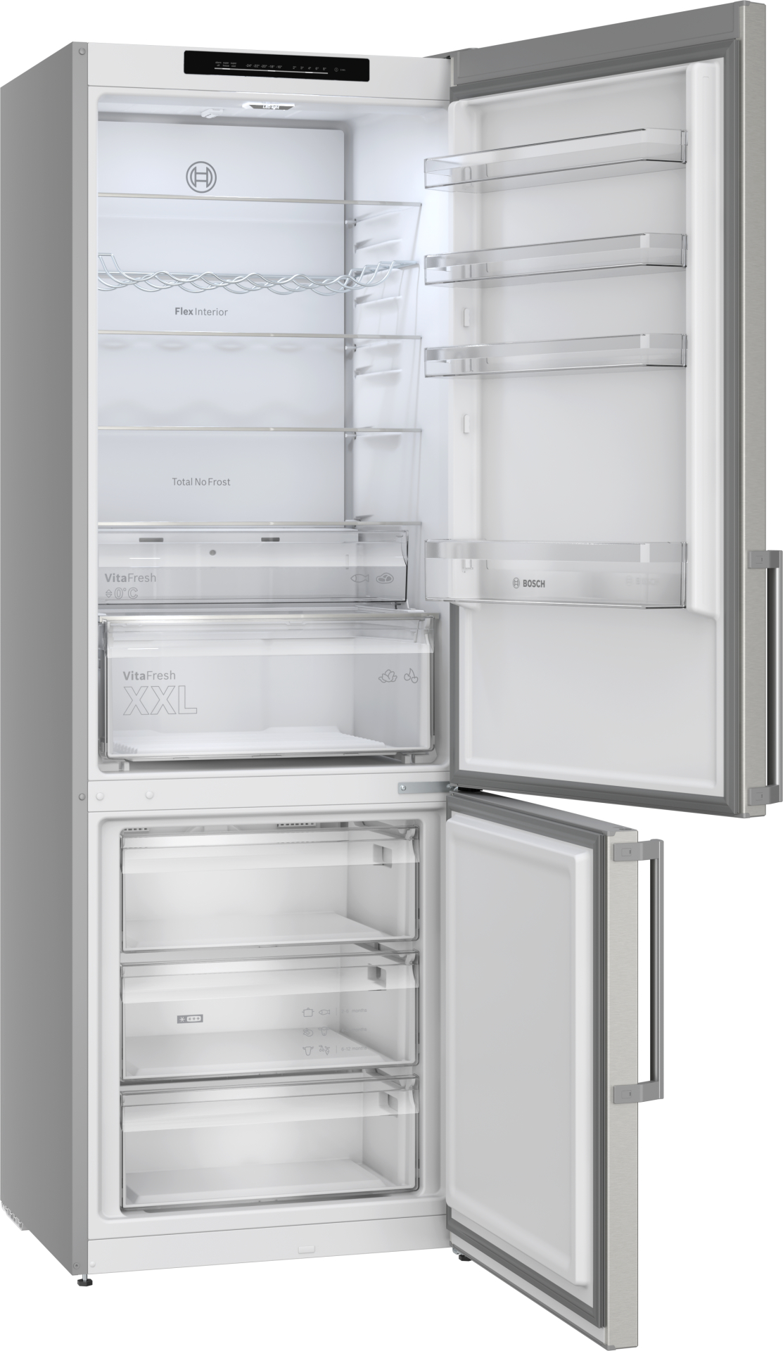 BOSCH SERIE 4 Vrijstaande koel-vriescombinatie - KGN49VICT