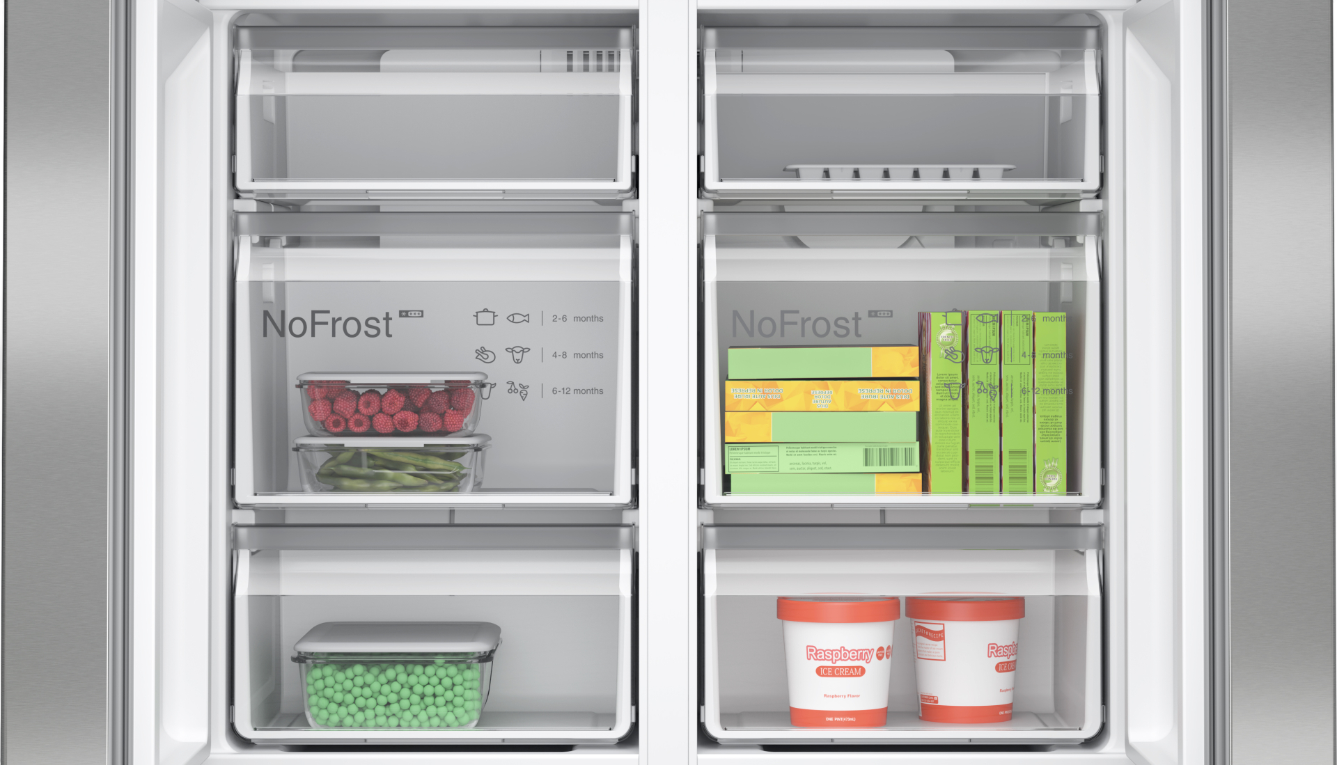 BOSCH SERIE 4 Side-by-side - KFN96APEA