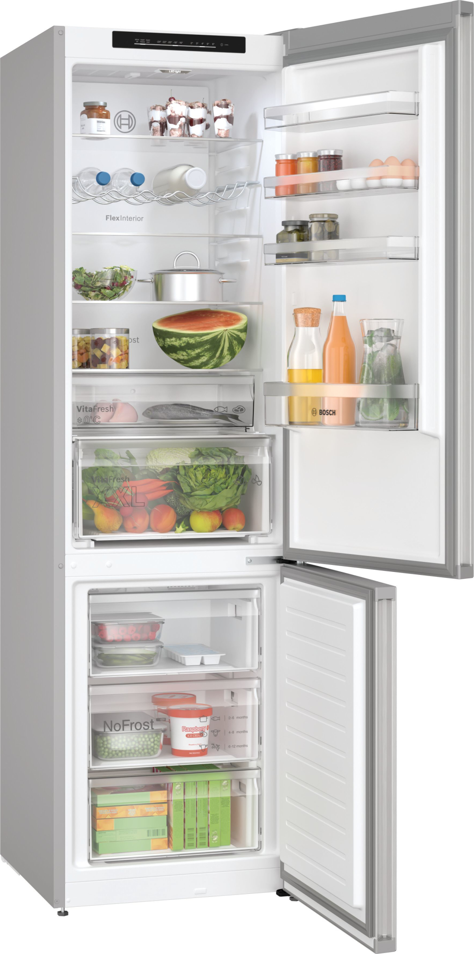 BOSCH SERIE 4 Vrijstaande koel-vriescombinatie - KGN392LCF