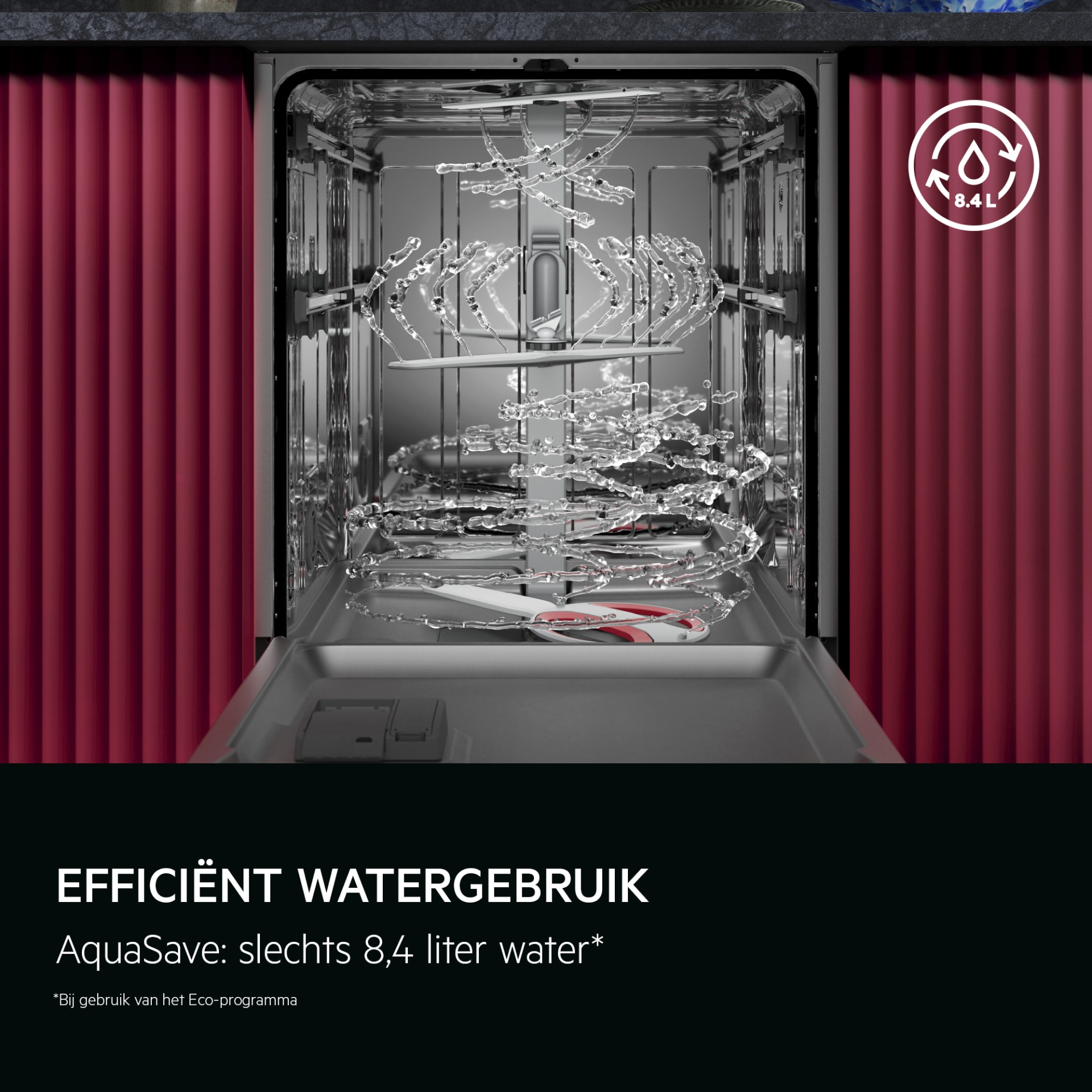 AEG 8000 vaatwasser volledig integreerbaar - NG82IA10SK
