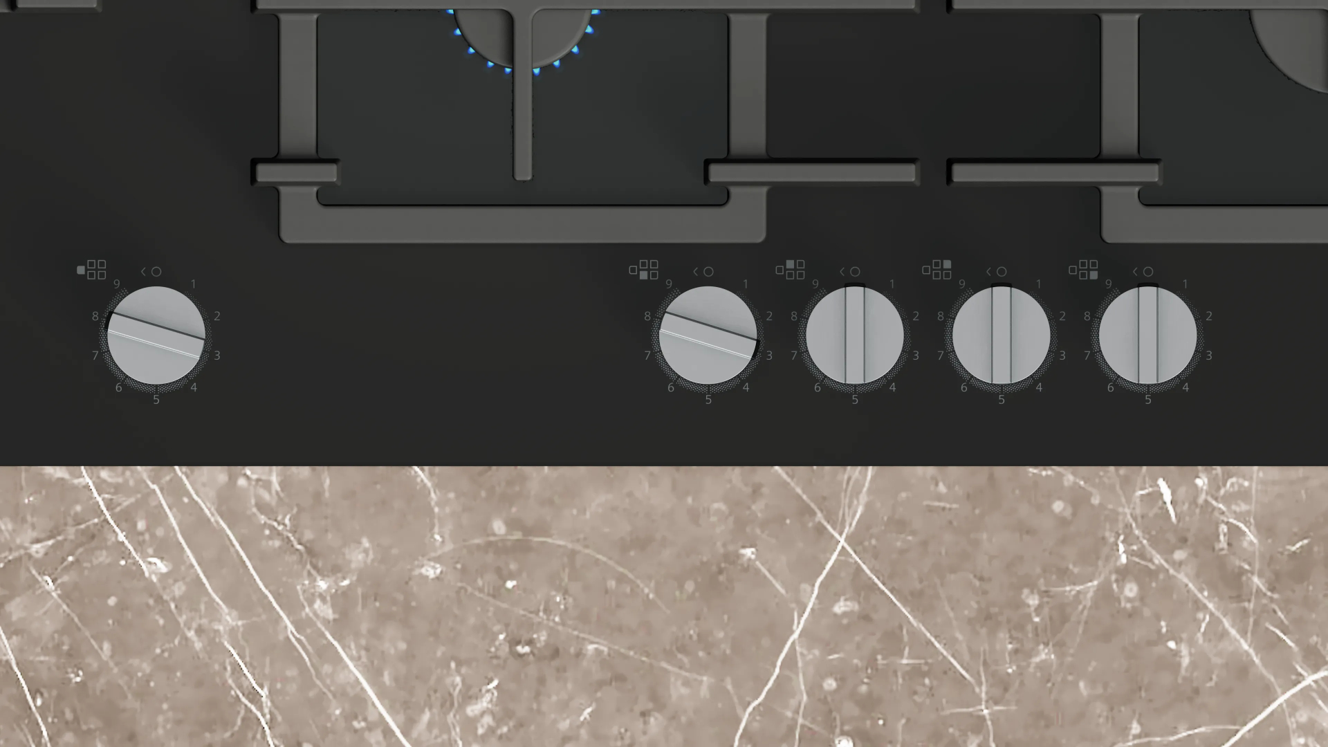 SIEMENS IQ500 gaskookplaat - 90cm - EP9A6MI40