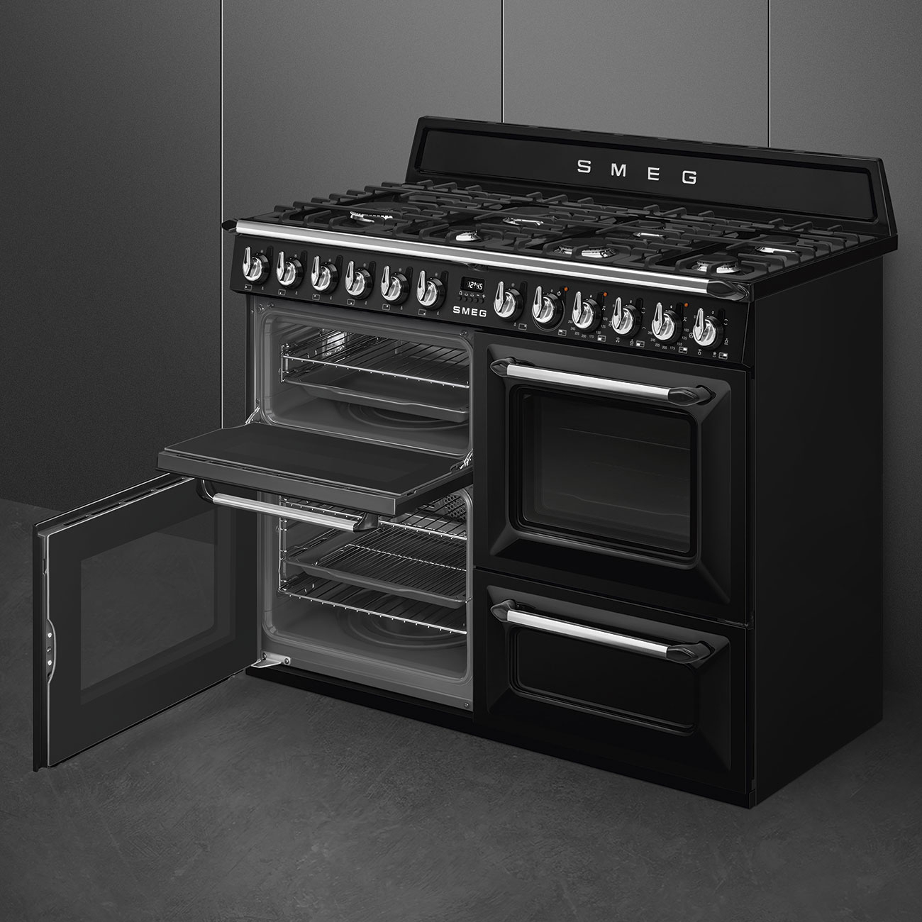 SMEG fornuis met gaskookplaat - 110cm - TR4110BL1