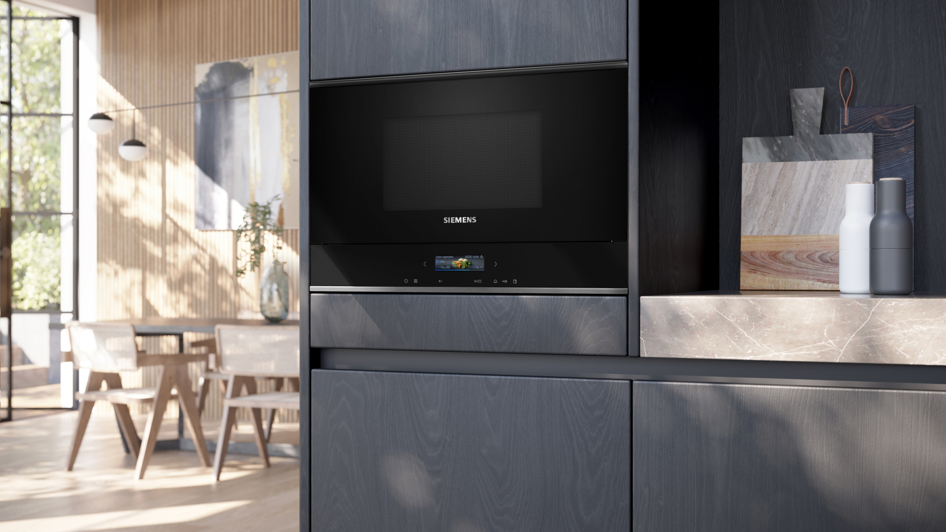 SIEMENS IQ700 microgolfoven - 38cm - BE732L1B1