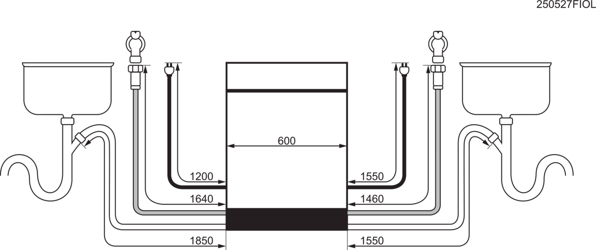 AEG 8000 vaatwasser volledig integreerbaar - NG82IA10SK