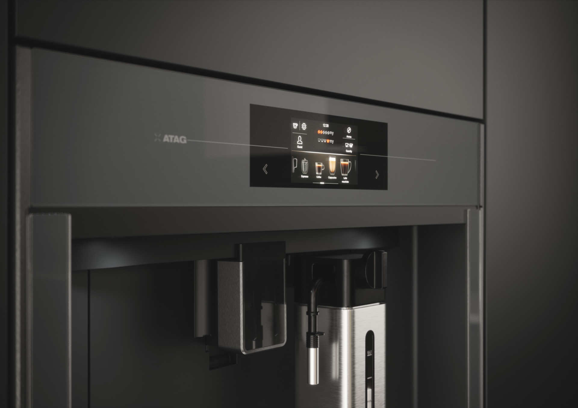 ATAG inbouw koffiemachine - 45cm - CM4585M