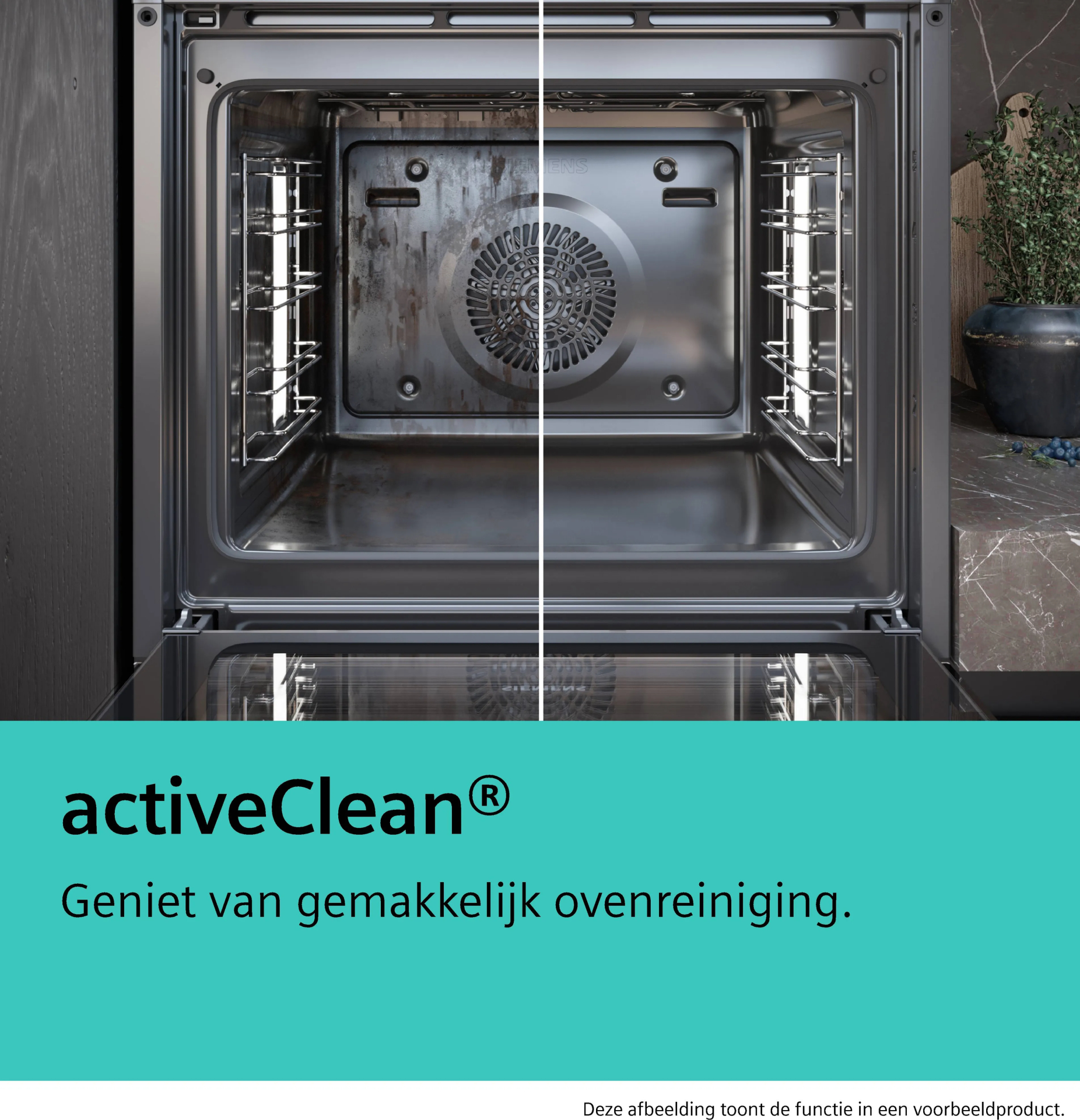 SIEMENS IQ700 multifunctionele oven met stoomtoevoeging - 60cm - HR776G3B1