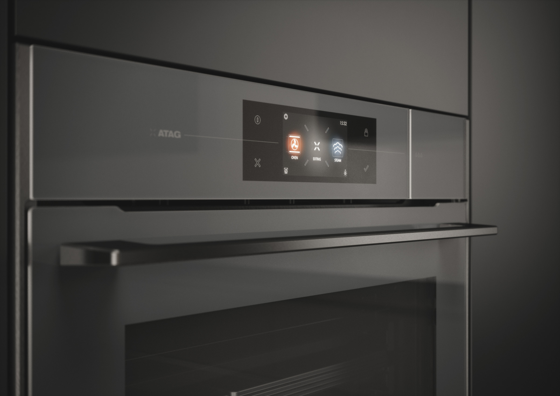 ATAG multifunctionele oven met stoom - 45cm - CS4585M1C