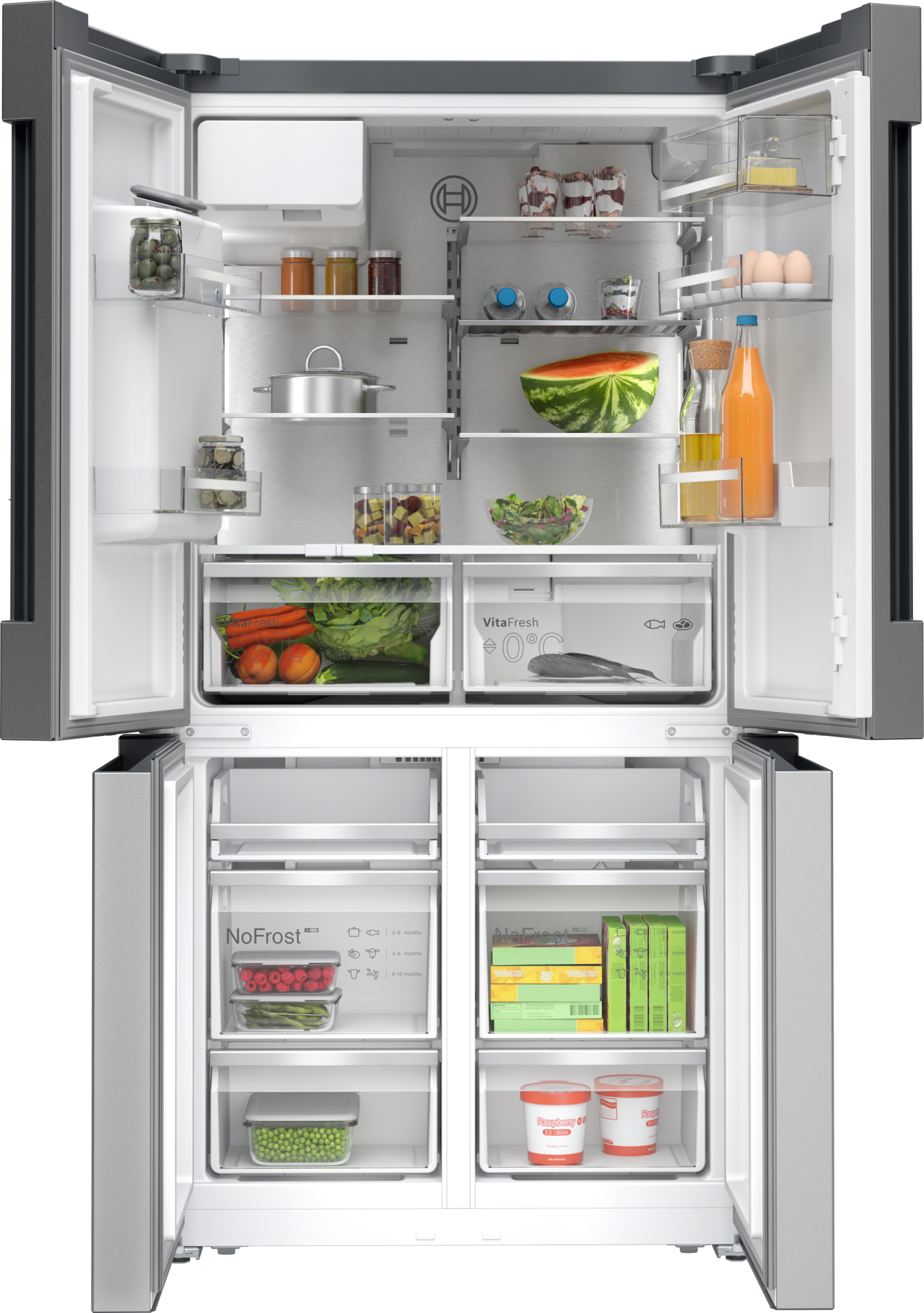 BOSCH SERIE 6 side-by-side - 183cm - KFD96APEA