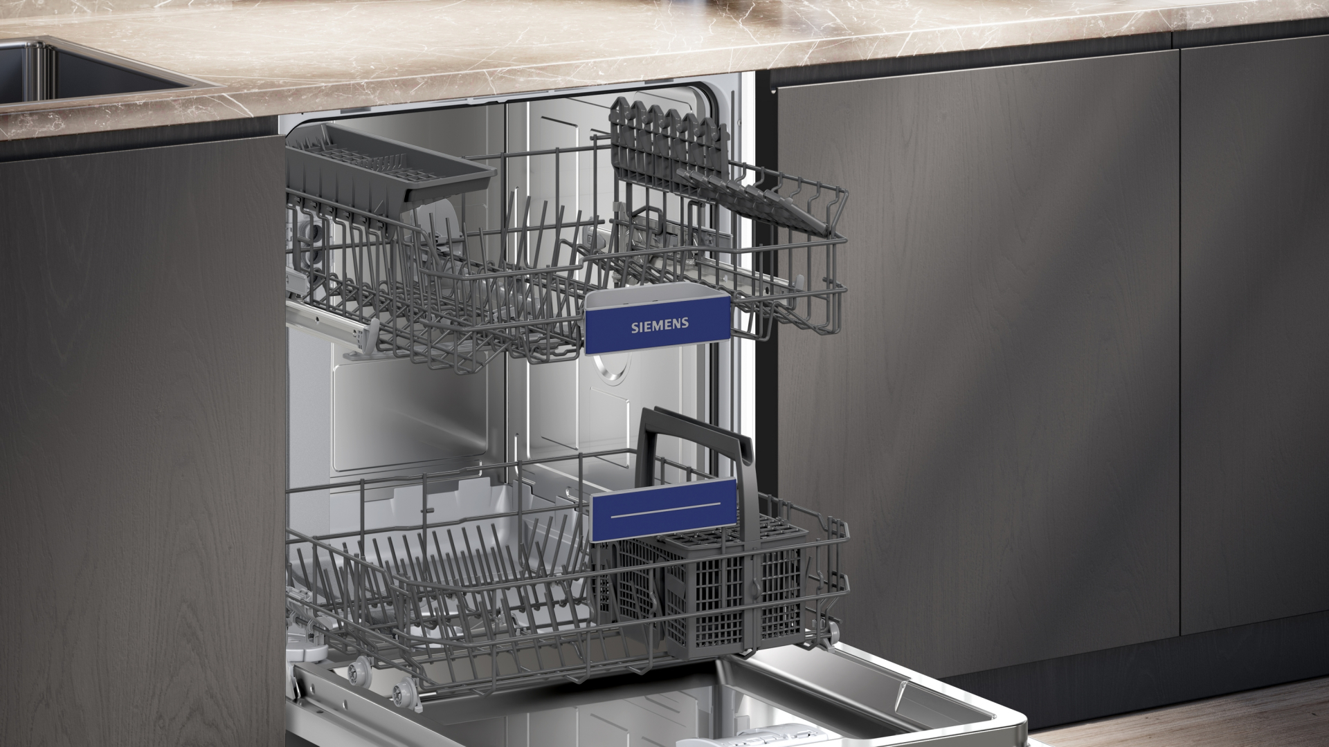 SIEMENS iQ300 vaatwasser met bedieningspaneel - SN53ES04TE