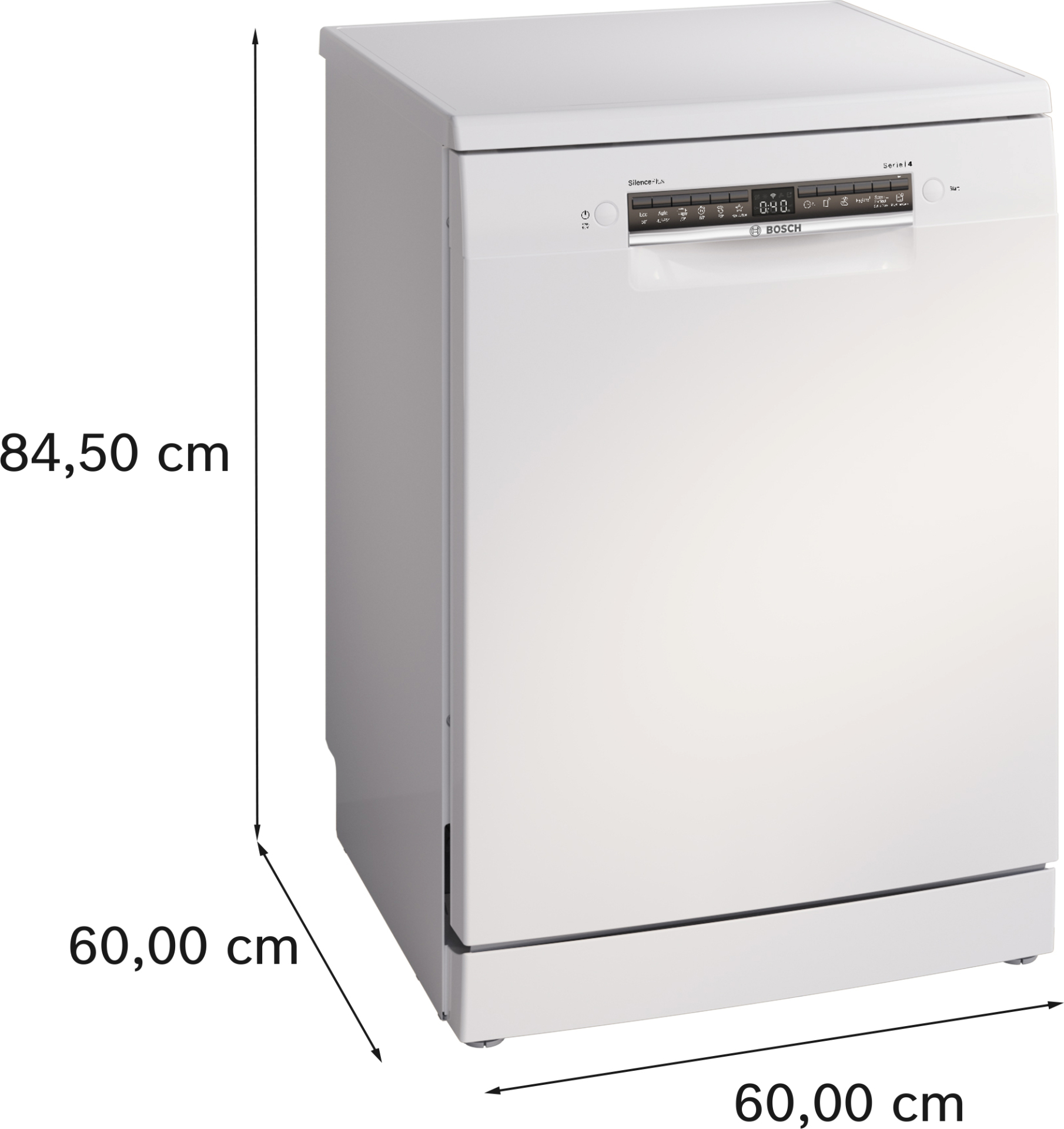 BOSCH Series 4 vrijstaande vaatwasser - SMS4EVW09E