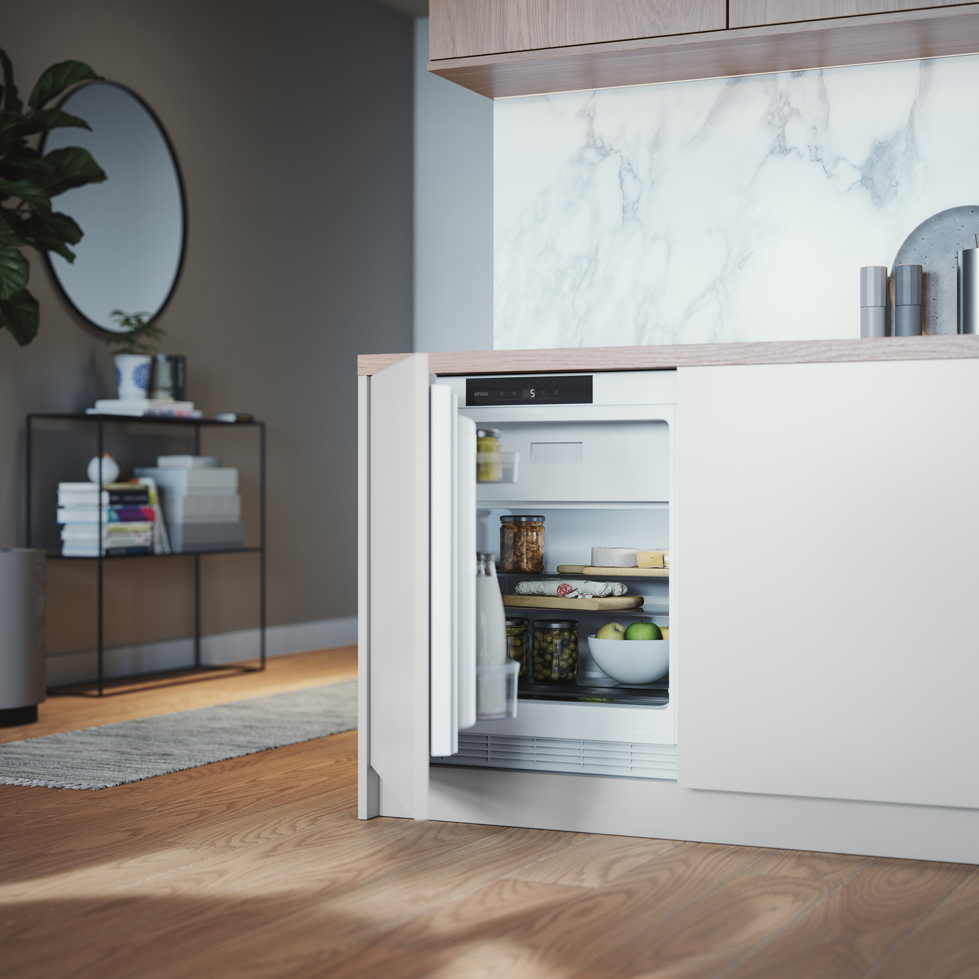 ATAG onderbouw koelkast met vriesvak - KU2590B