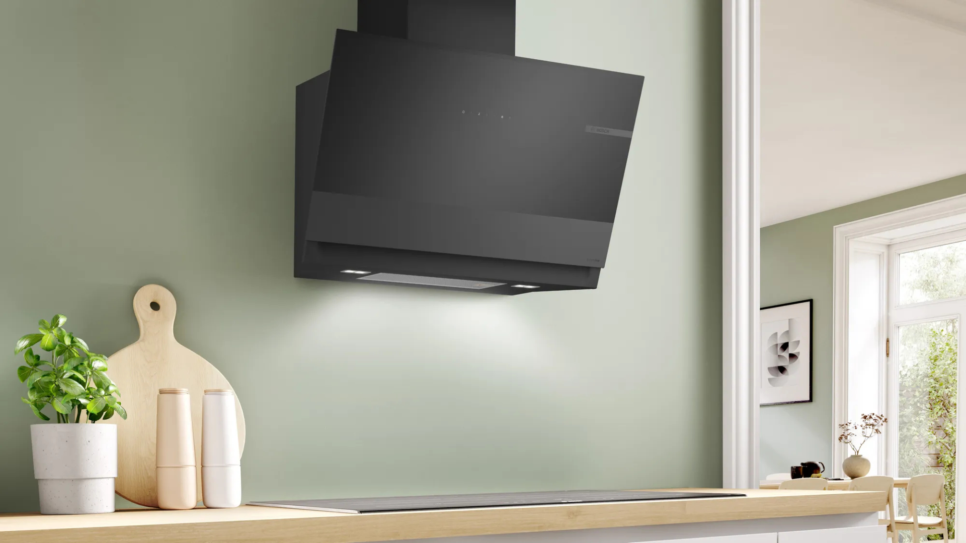 BOSCH SERIE 6 headfree dampkap - 80cm - DWK81AN65
