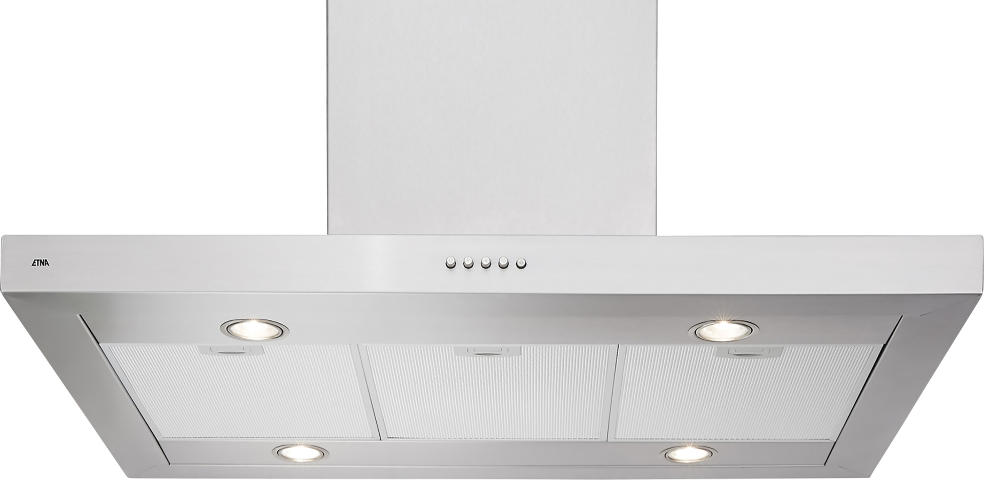 ETNA wandschouwdampkap - 90cm - ABE590RVS