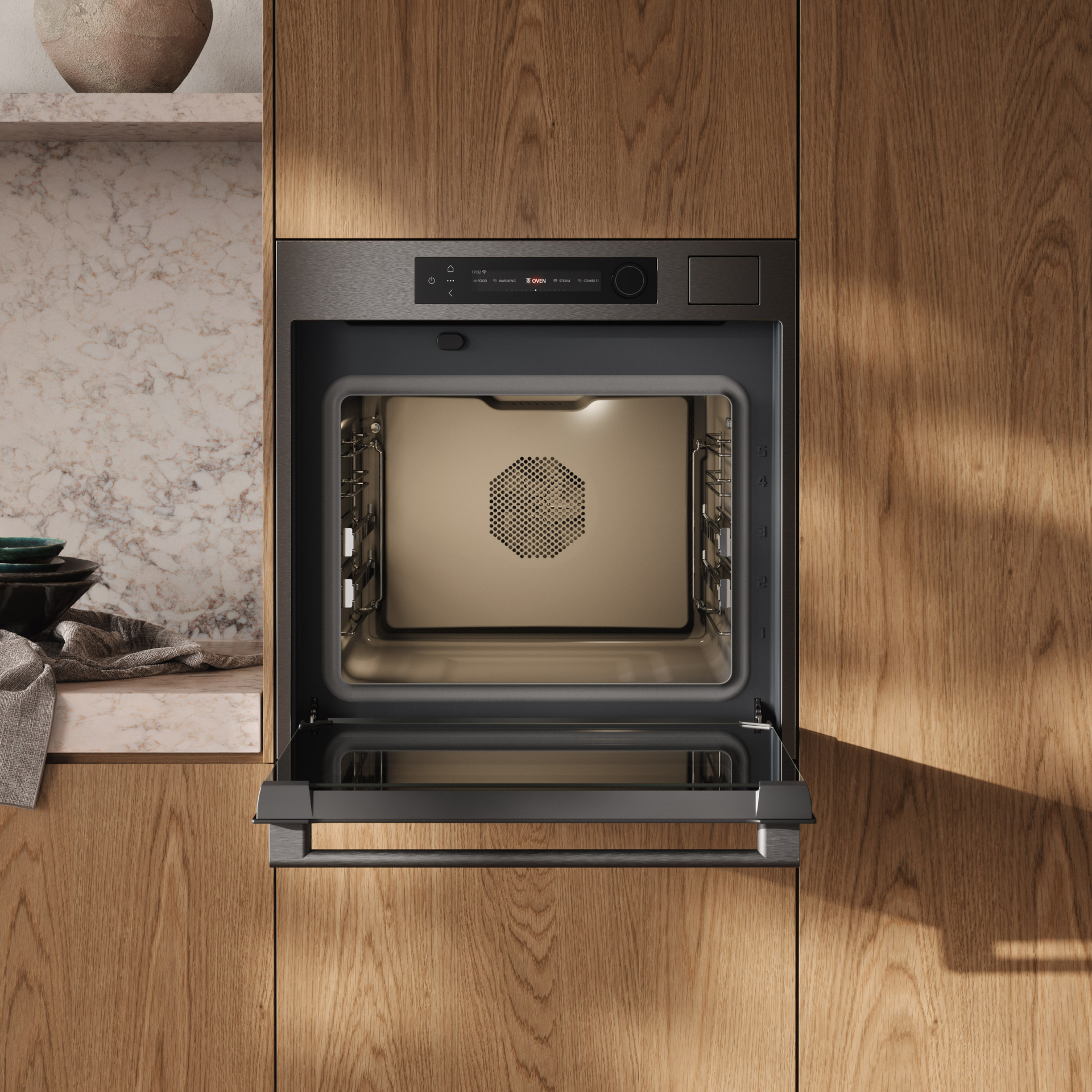 ATAG multifunctionele oven met stoom - 60cm - CS8612D