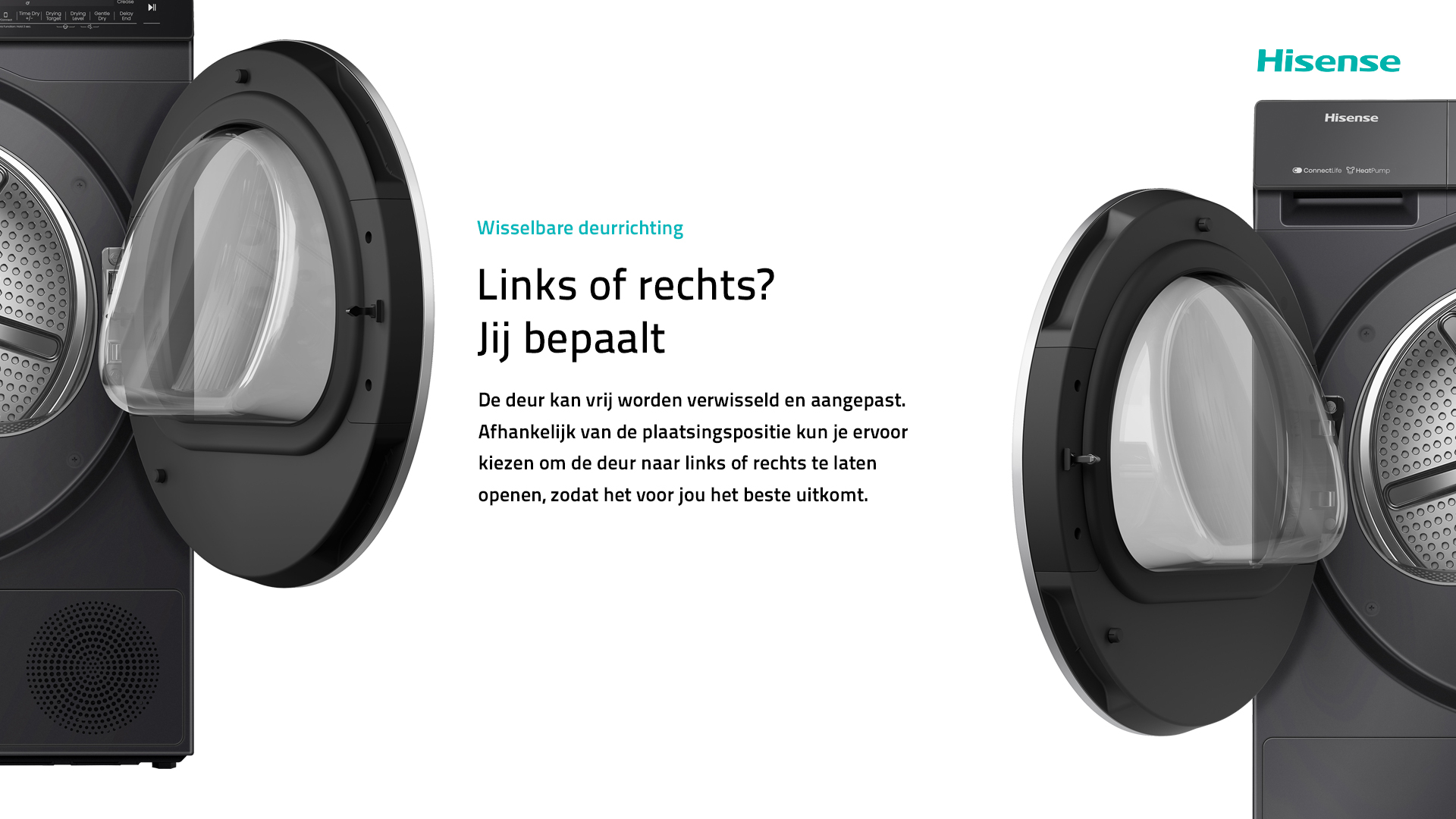 HISENSE droogkast - warmtepomp - DH5S102BB