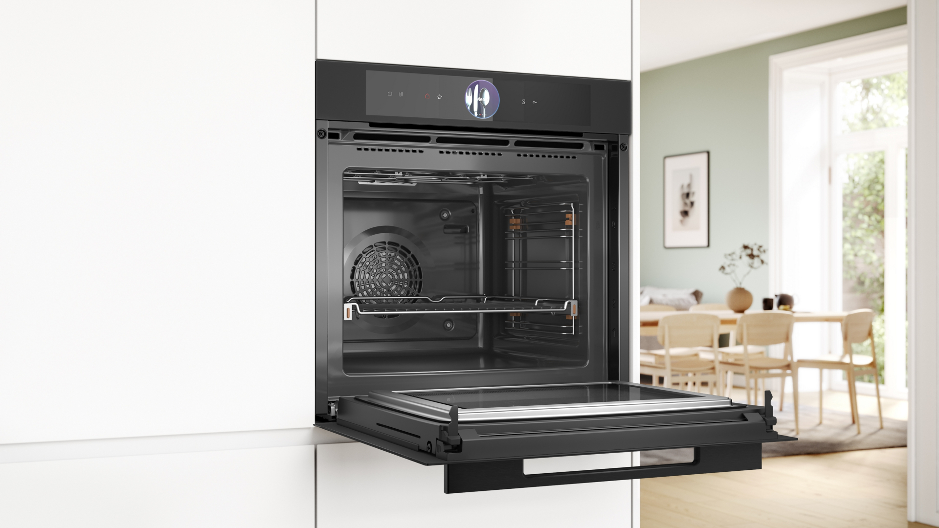 BOSCH SERIE 8 multifunctionele oven met microgolfoven - 60cm - HMG976KM1