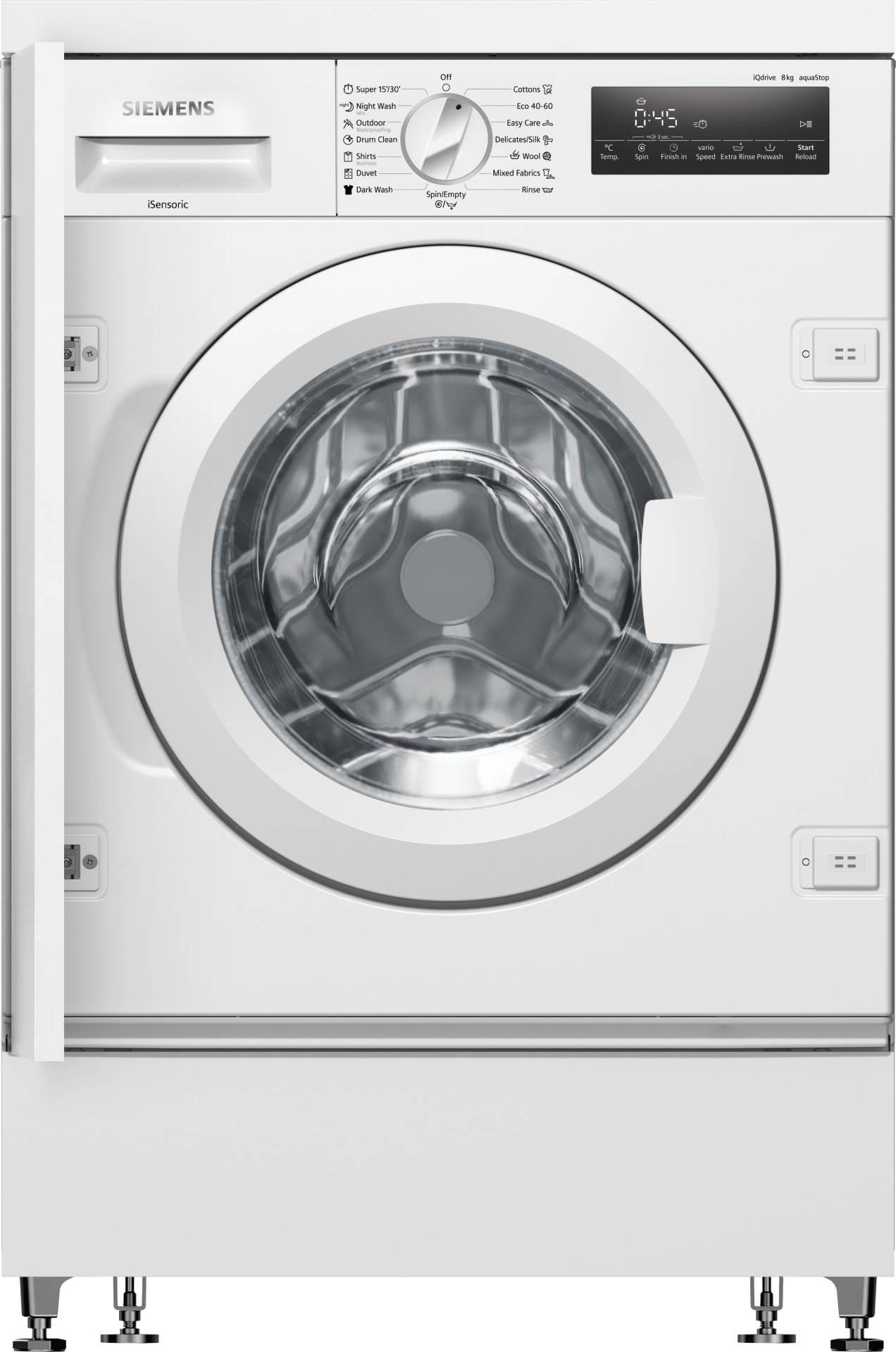 SIEMENS IQ700 Inbouw wasmachine 8 kg - WI14W542EU