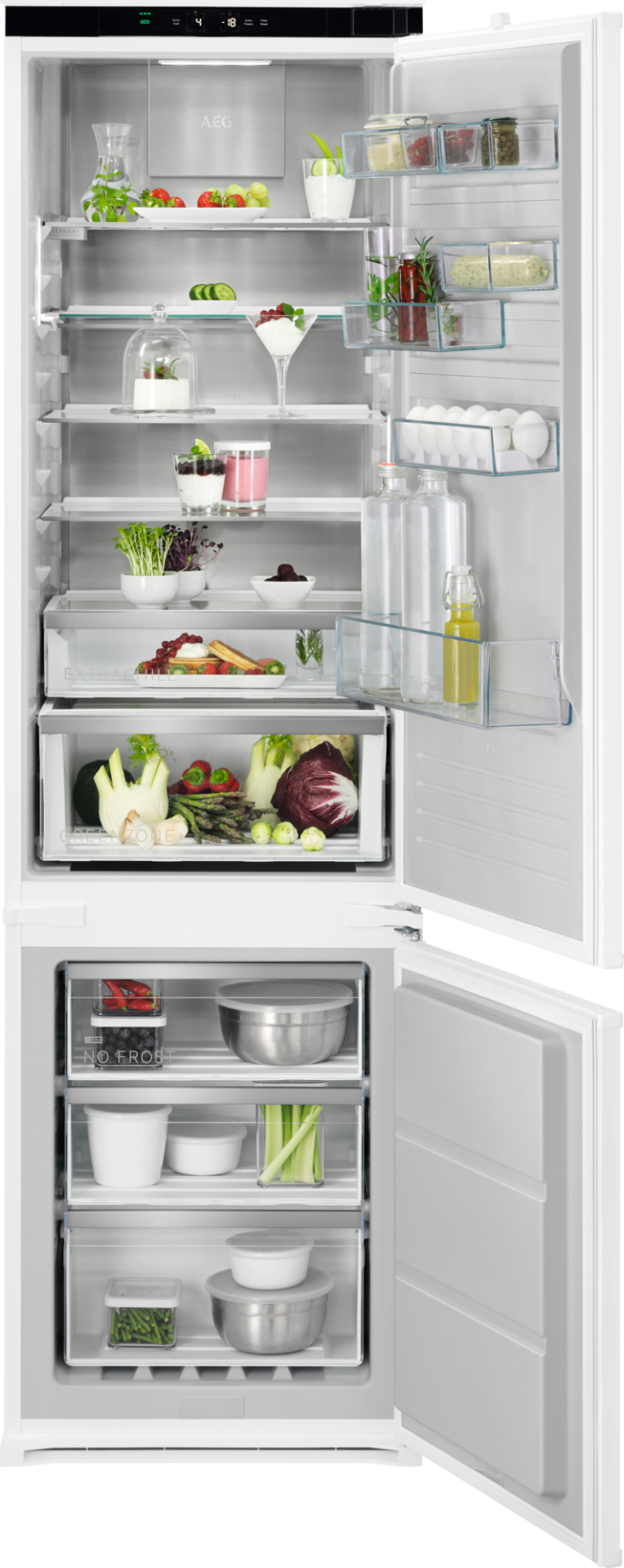 AEG 8000 koel-/vriescombinatie - 190cm - NSC8M191DS