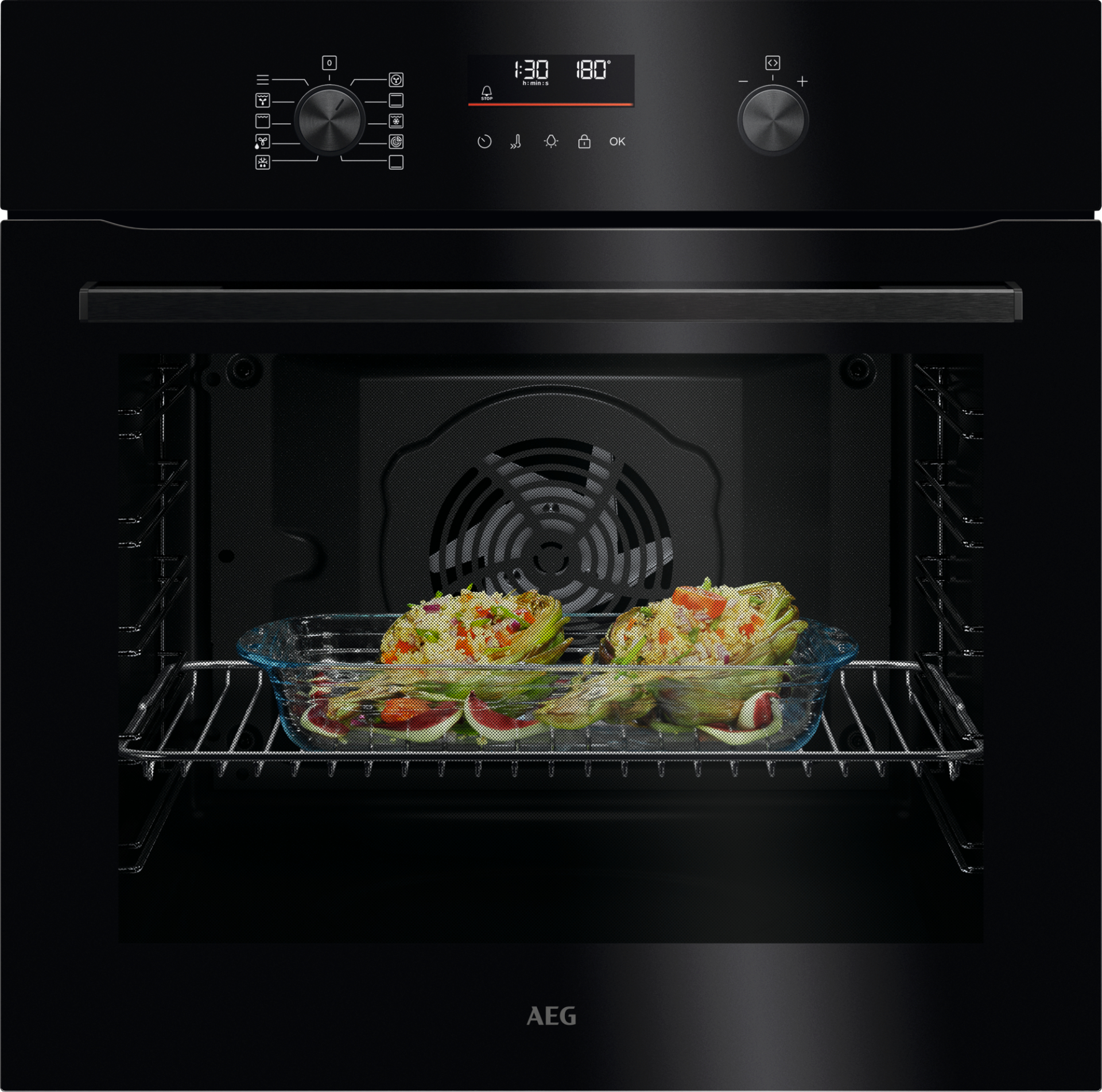 AEG 5000 multifunctionele oven - 60cm - NBU5A40SK