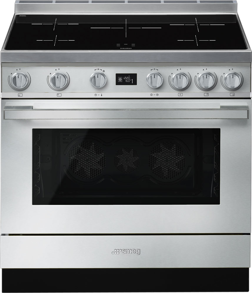 SMEG fornuis met inductie kookplaat - 90cm - CPF9IPX