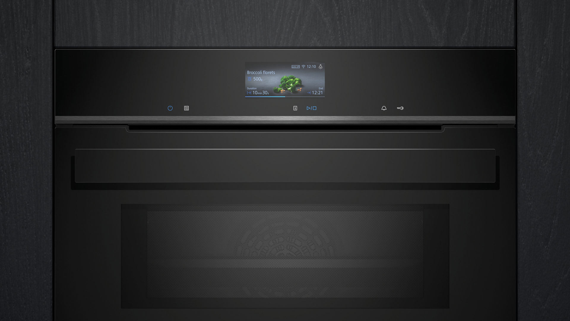 SIEMENS iQ700 multifunctionele oven met microgolfoven - 45cm - CM976GKB1