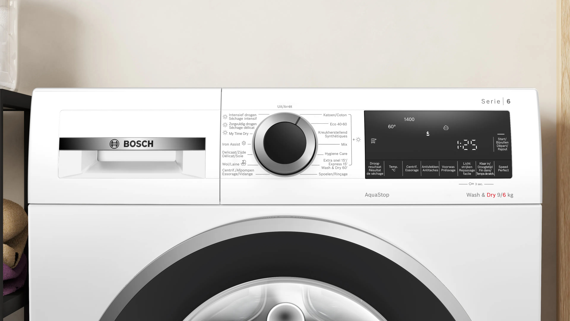 BOSCH Serie 6 was- droogcombinatie - WNG24406FG