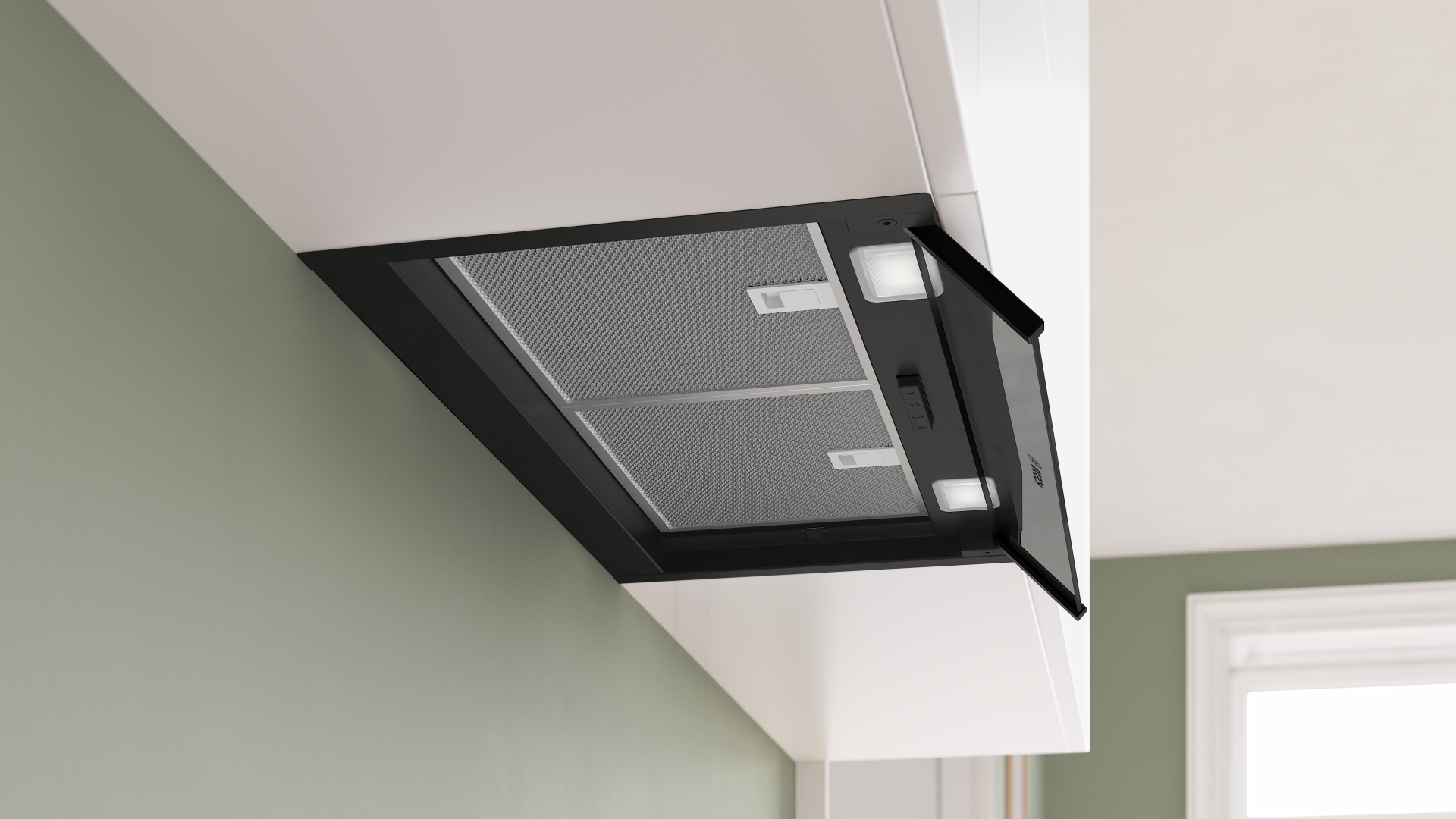 BOSCH SERIE 4 geïntegreerde dampkap - 60cm - DBB65CC60