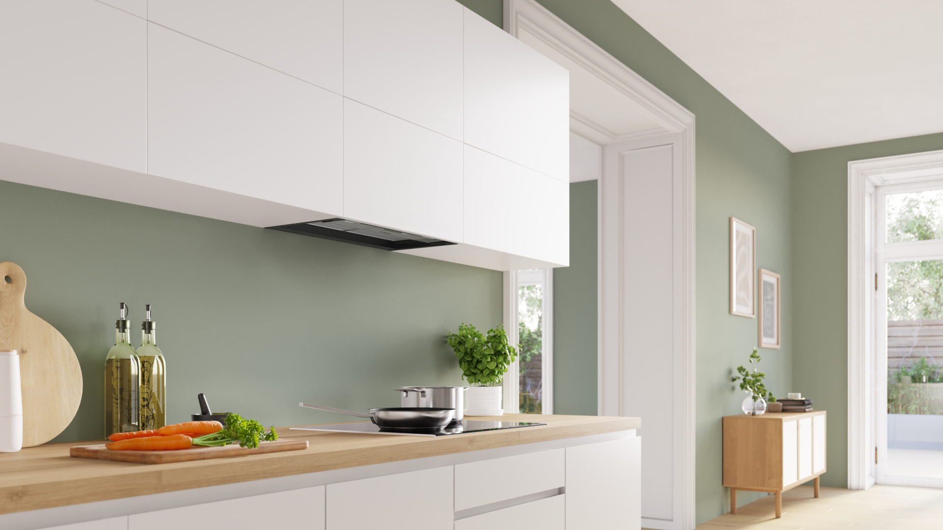 BOSCH SERIE 4 geïntegreerde dampkap - 60cm - DBB65CC60
