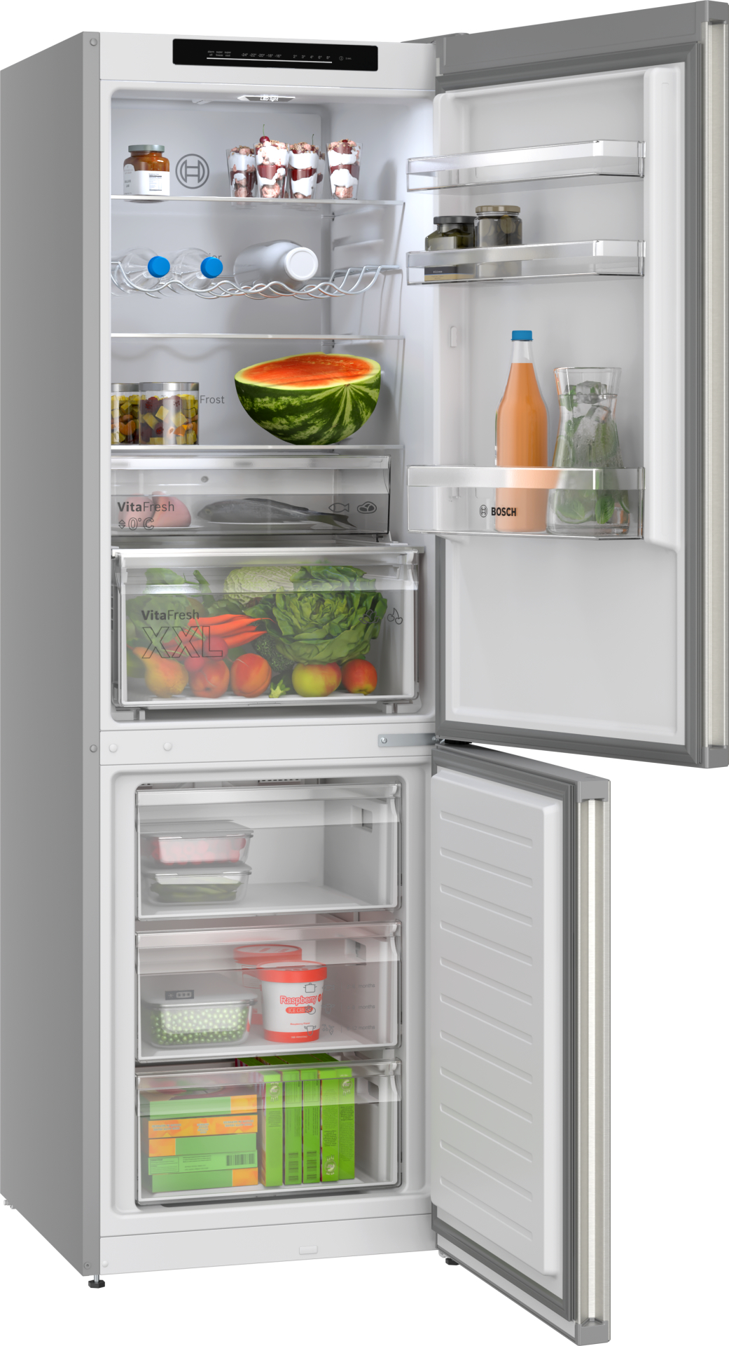 BOSCH SERIE 4 vrijstaande koel-/vriescombinatie - 186cm - KGN362IBF
