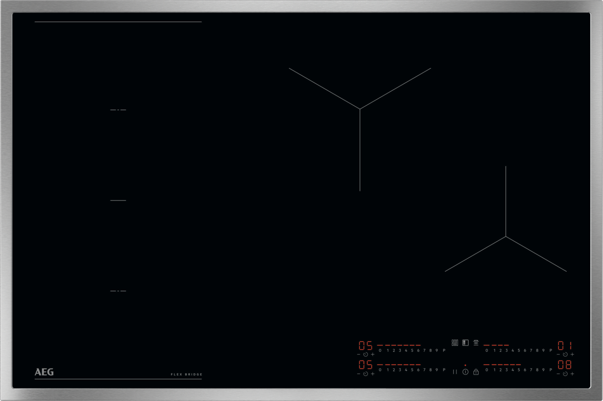 AEG 6000 inductiekookplaat - 80cm - NII84F00UB