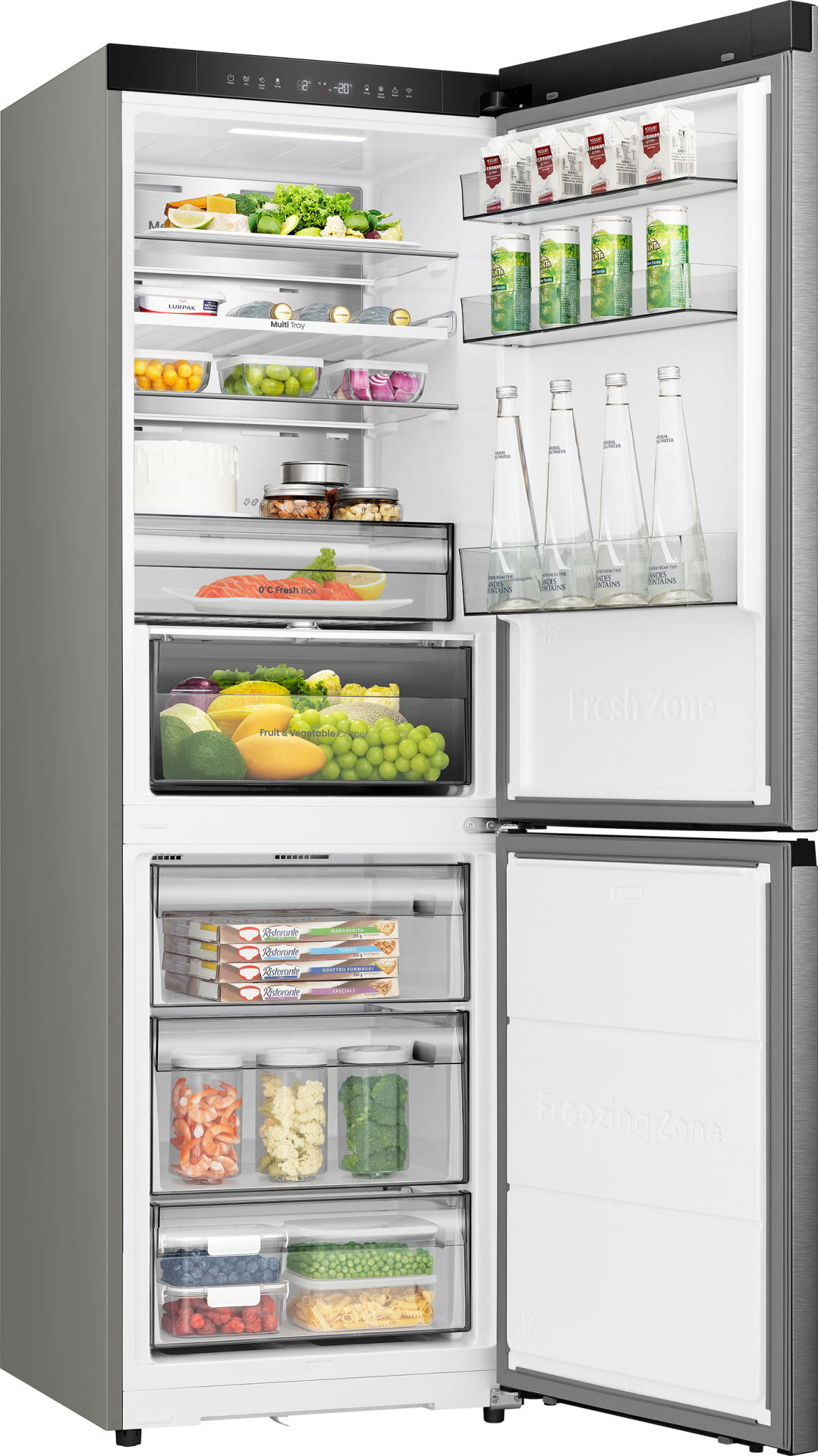 HISENSE vrijstaande koel-/vriescombinatie - 185cm - RB3K330SAIC