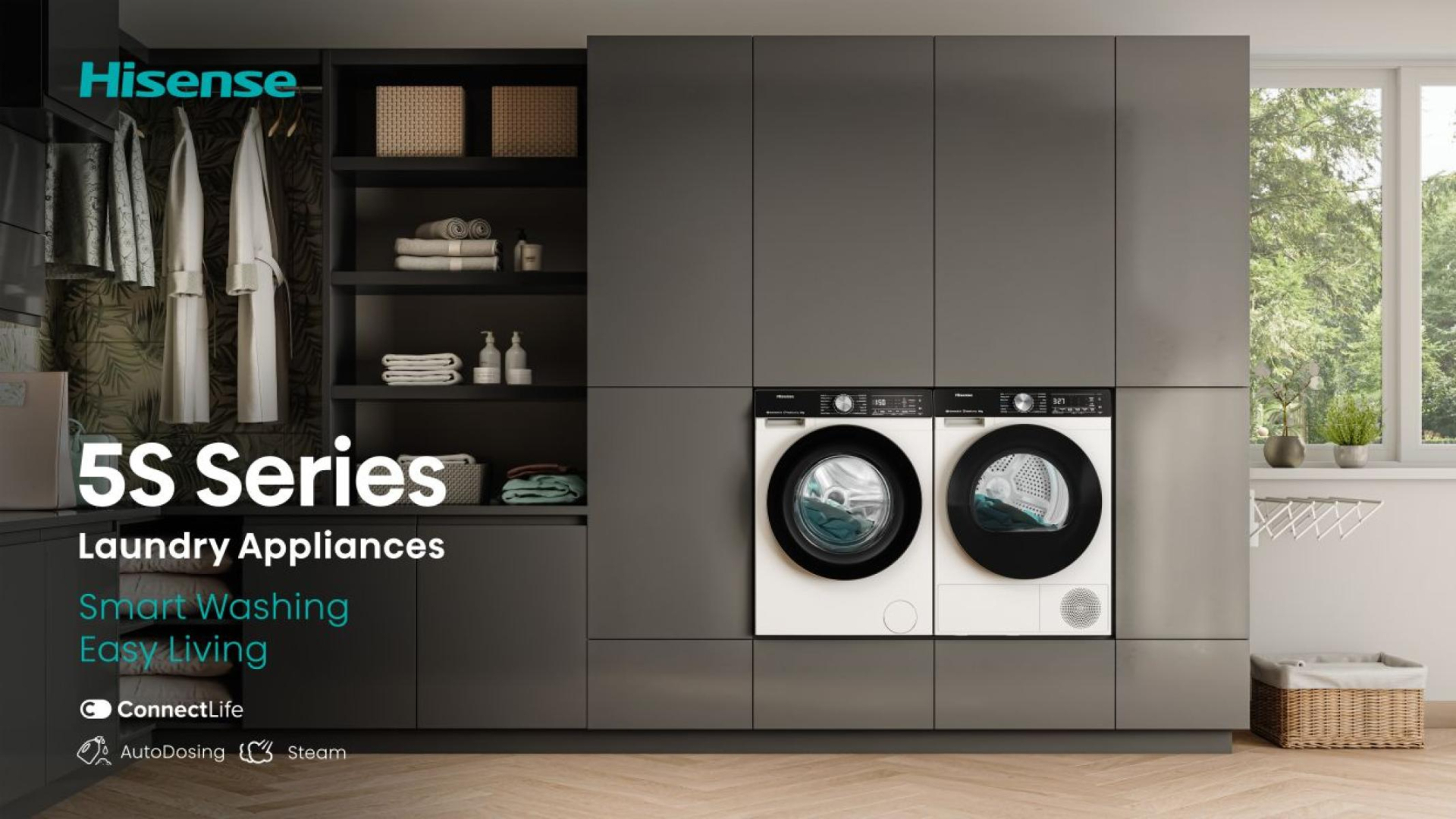 HISENSE droogkast - warmtepomp - DH5S102BB