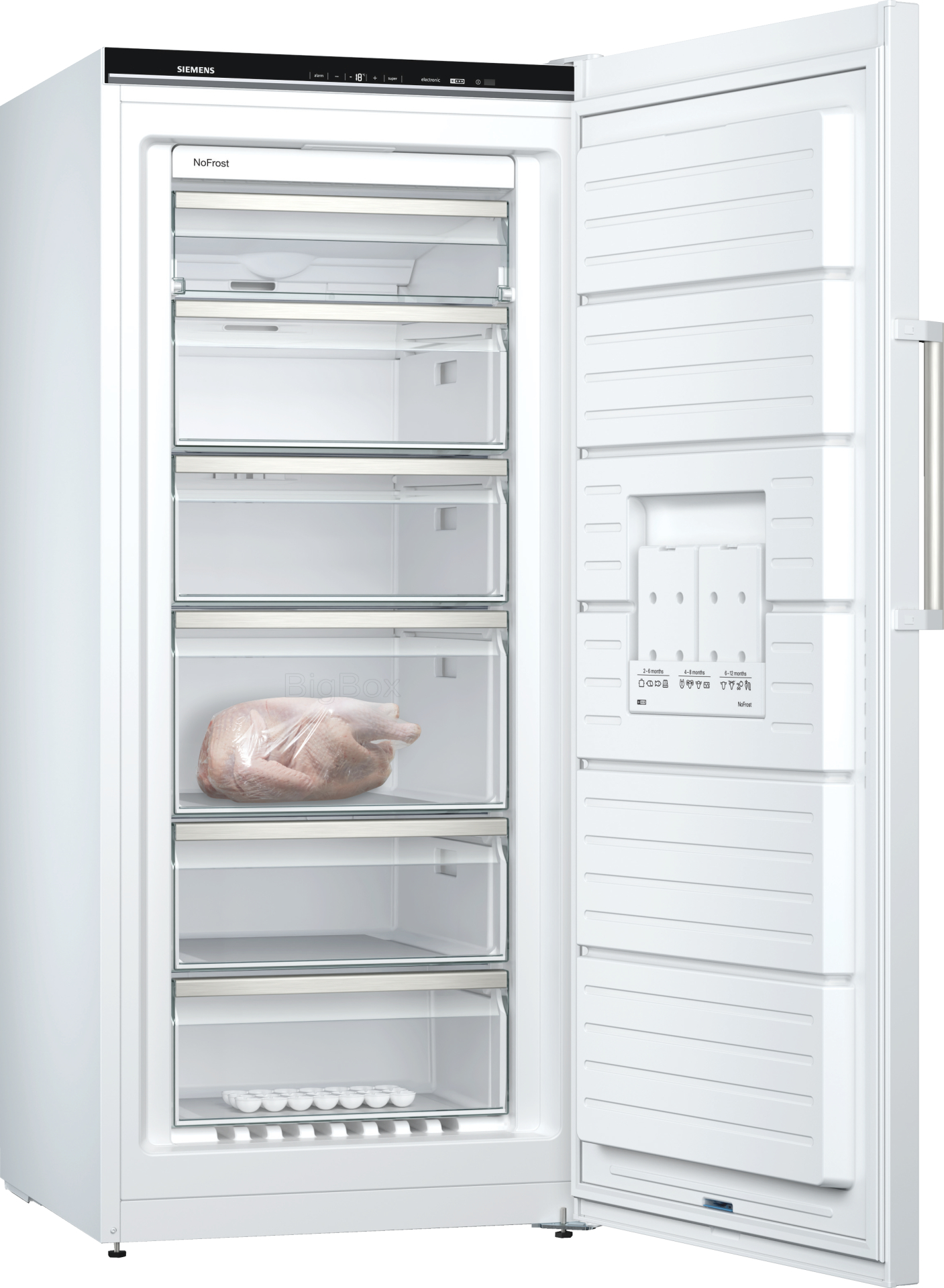 SIEMENS IQ500 vrijstaande vriezer - 161cm - GS51NDWCV