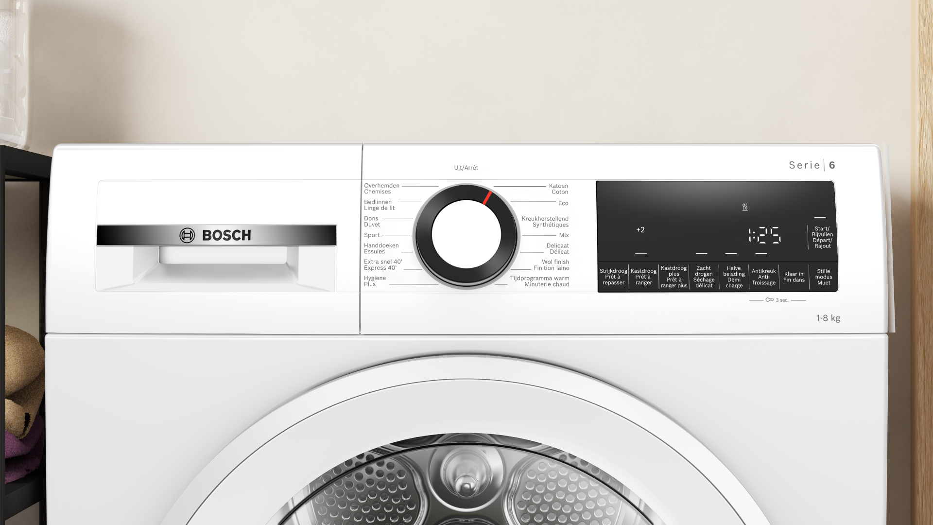 BOSCH Serie 8 Droogkast 8 kg - WQG133DEFG