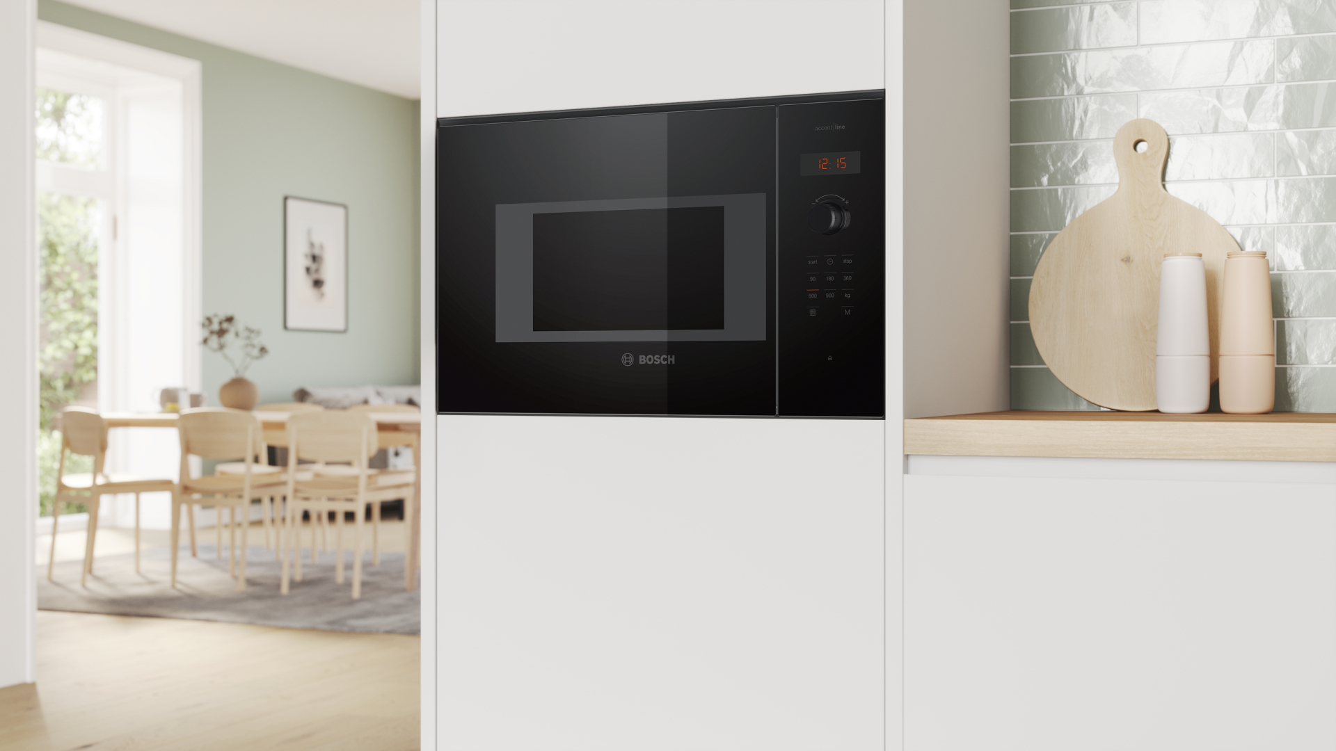 BOSCH SERIE 4 microgolfoven - 38cm - BFL423MB1F