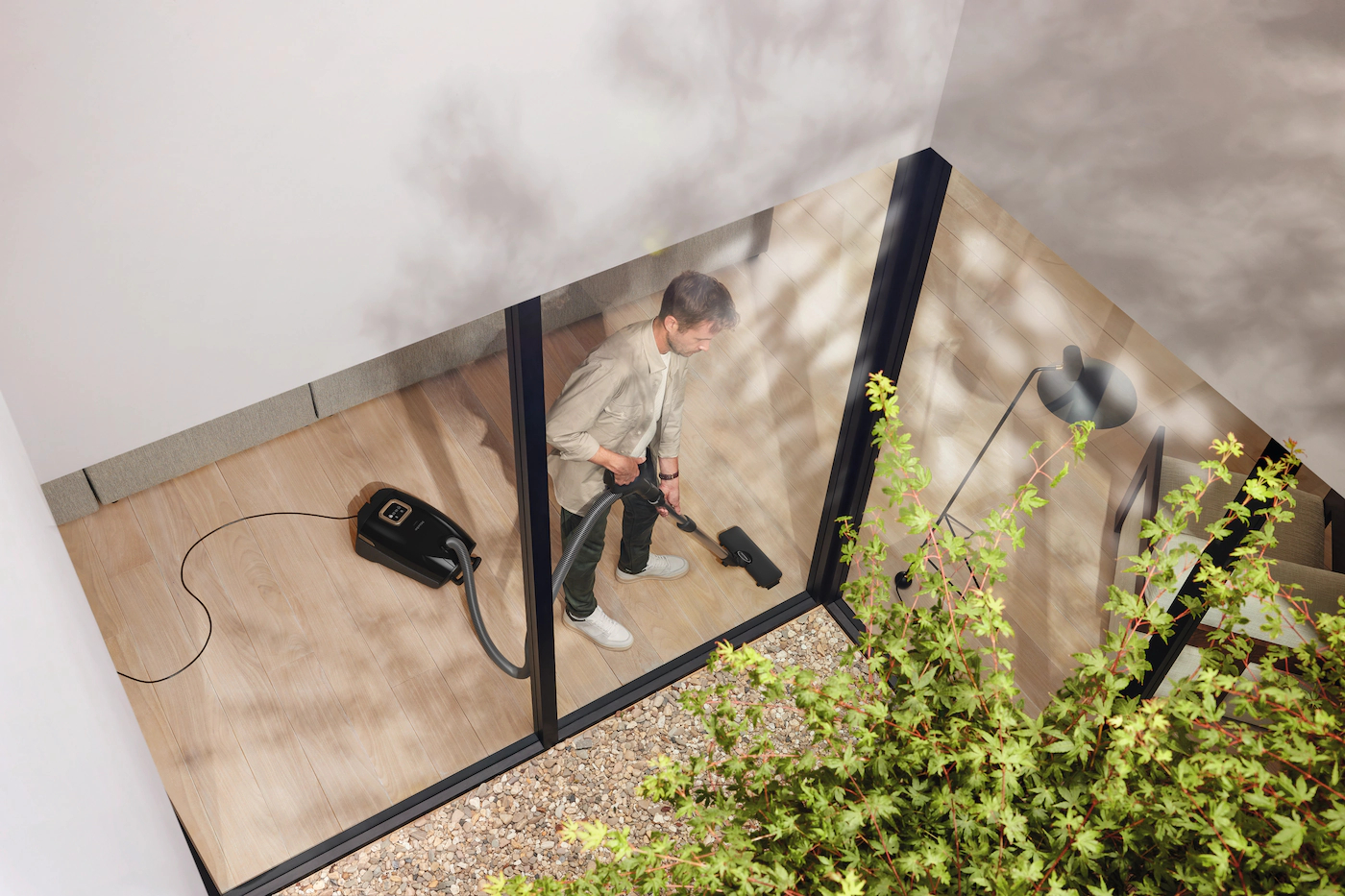 MIELE GUARD stofzuiger met zak - GUARDL1ALLFLOORFLEXOBSIDIANBLACCE