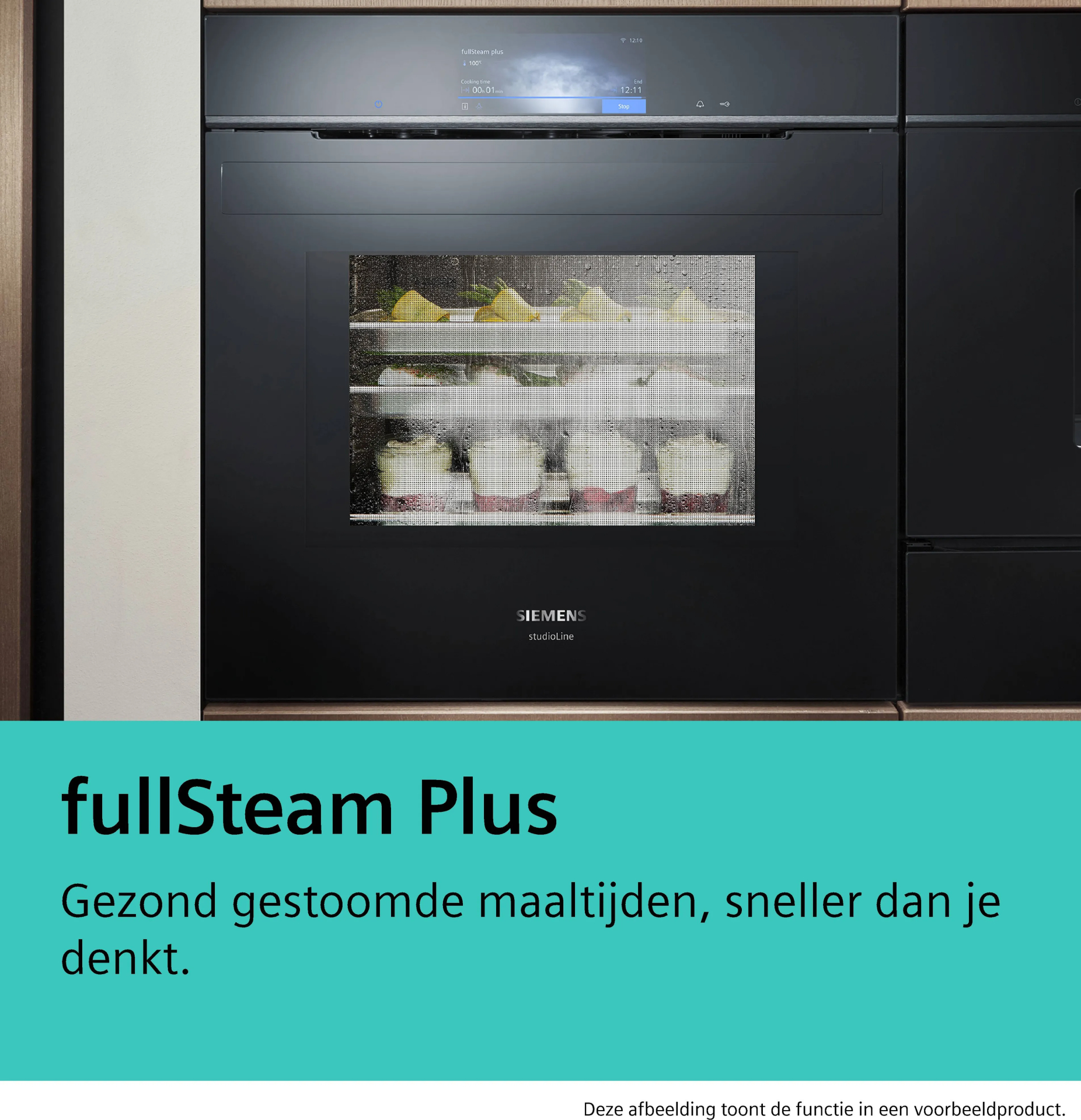 SIEMENS IQ700 multifunctionele oven met stoom - 45cm - CS736G1B2