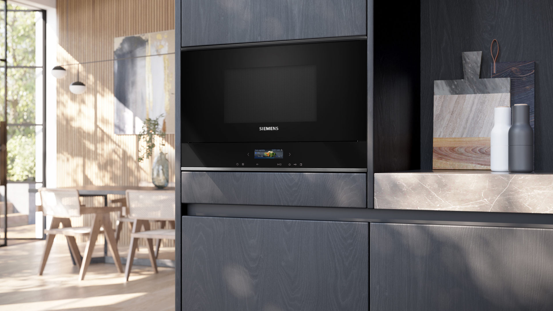 SIEMENS IQ700 microgolfoven - 38cm - BF722L1B1