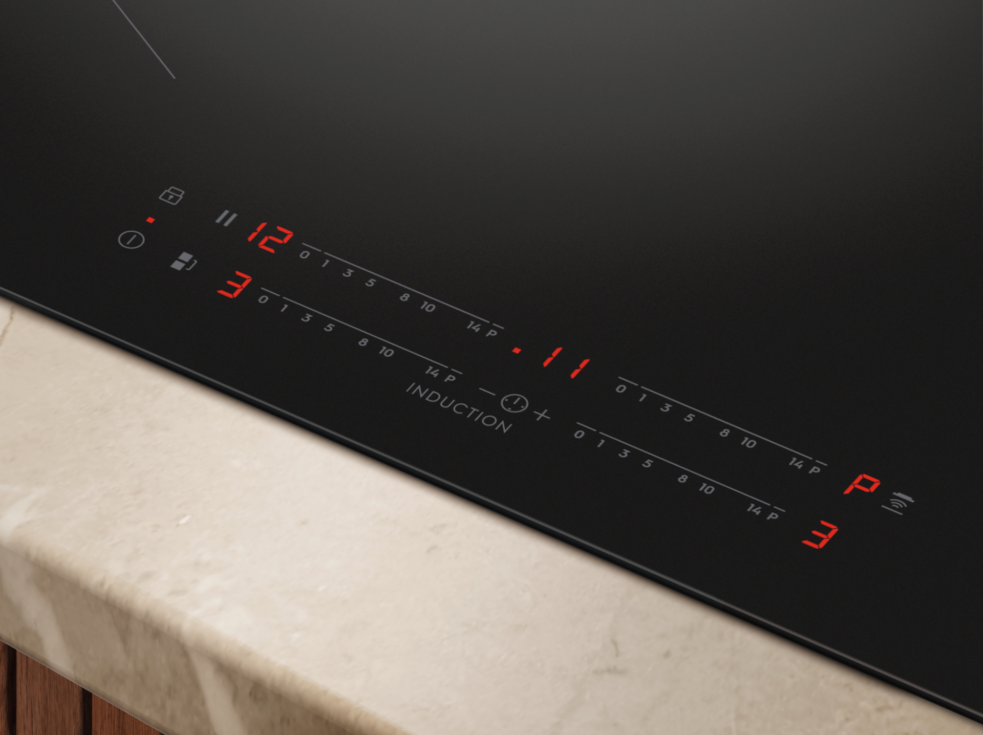 ELECTROLUX 500 inductiekookplaat - 80cm - KIT81440CT