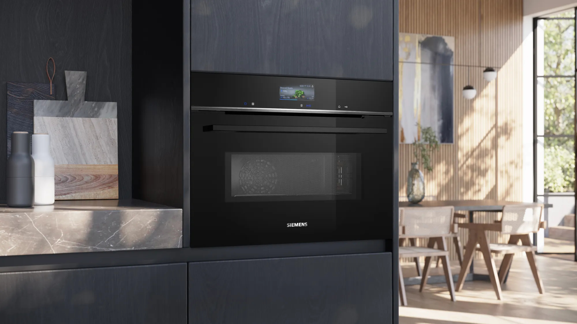 SIEMENS IQ700 multifunctionele oven met microgolfoven - 45cm - CM776G1B1
