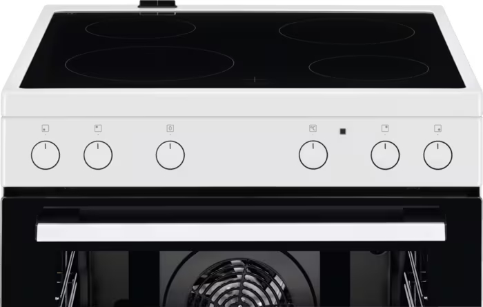ELECTROLUX fornuis met keramische kookplaat - 60cm - LKR62001CW