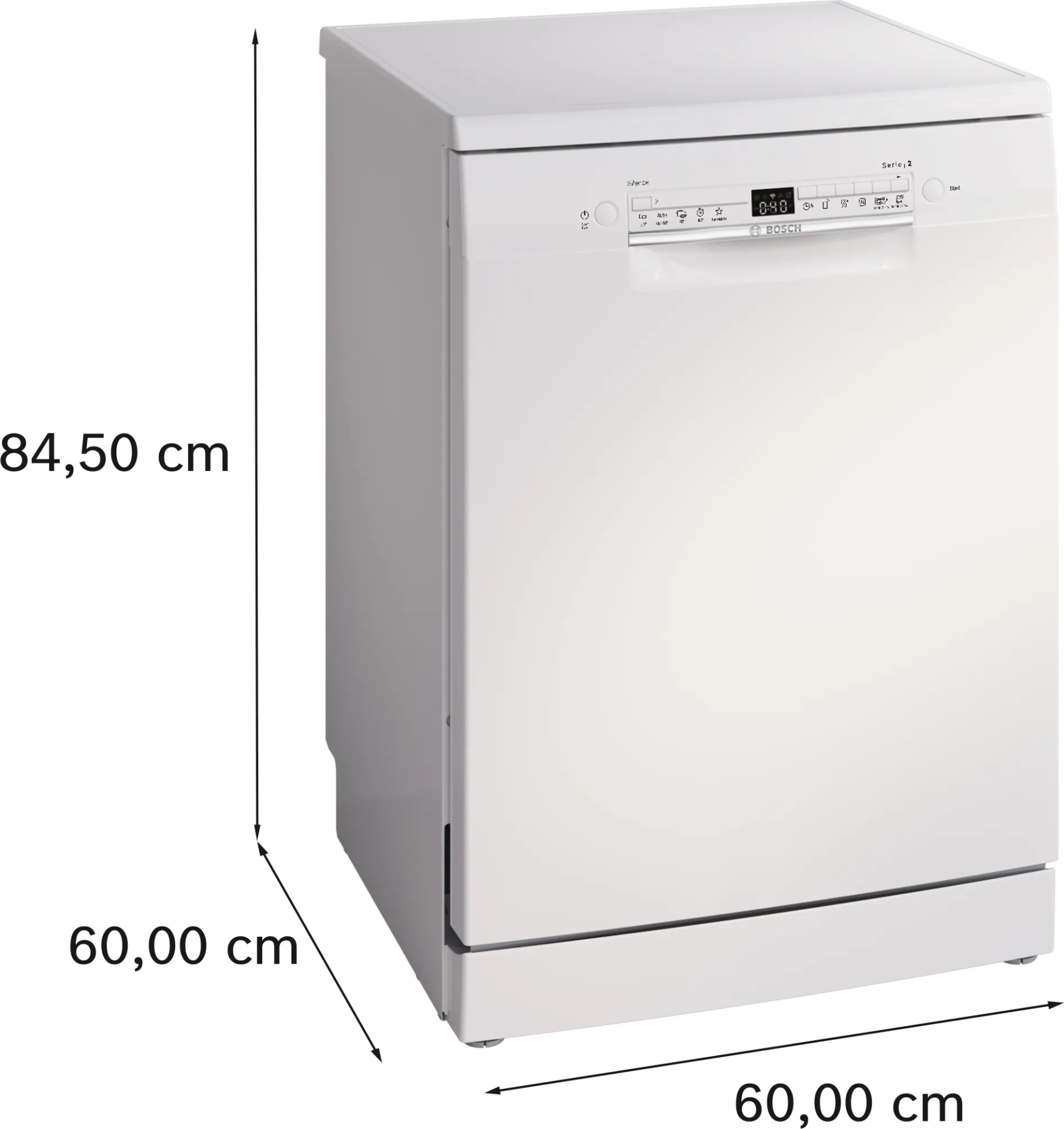 BOSCH SERIE 2 vrijstaande vaatwasser - SMS2HTW02E